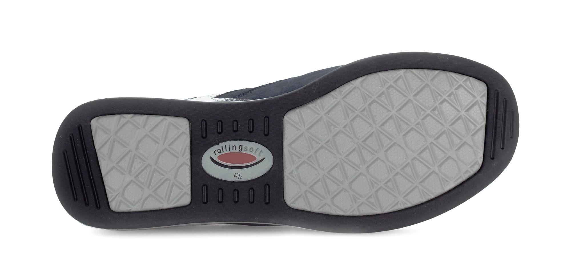 Gabor Rollingsoft Keilsneaker, Schnürschuh, Halbschuh, Freizeitschuh mit seitlichem Reißverschluss