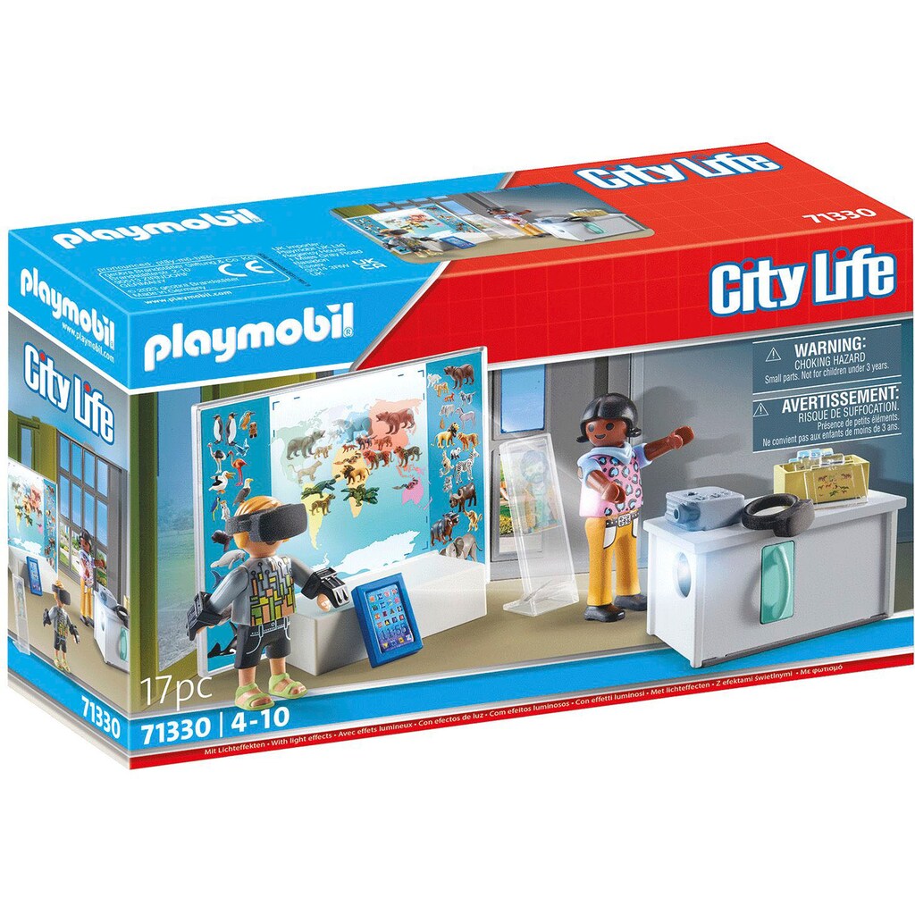 Playmobil® Konstruktions-Spielset »Virtuelles Klassenzimmer (71330), City Life«, (17 St.)