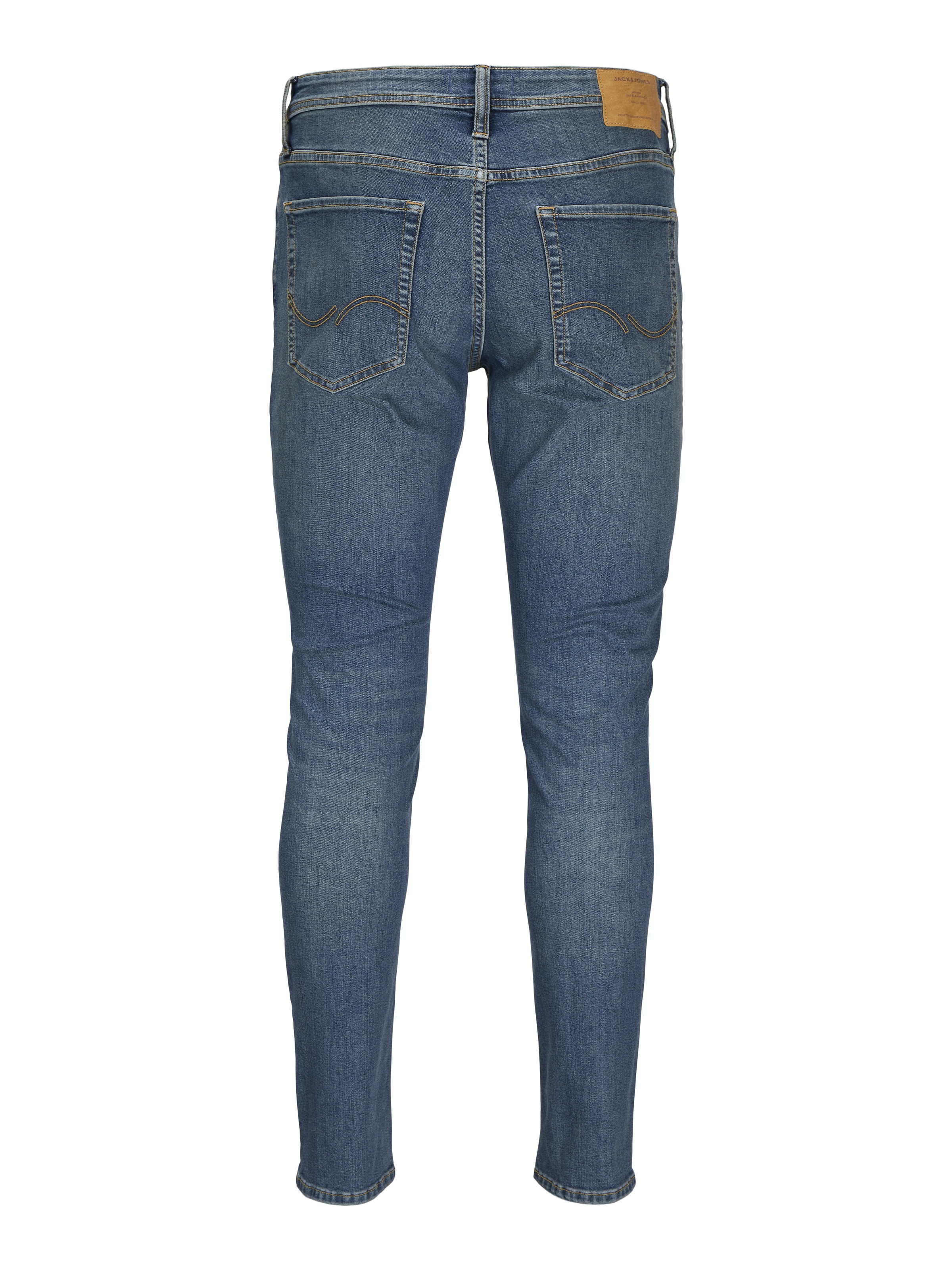 Jack & Jones Slim-fit-Jeans »JJIGLENN Slim-Fit mit Stretch und praktischer 5-Pocket-Form«, mit Abriebeffekten