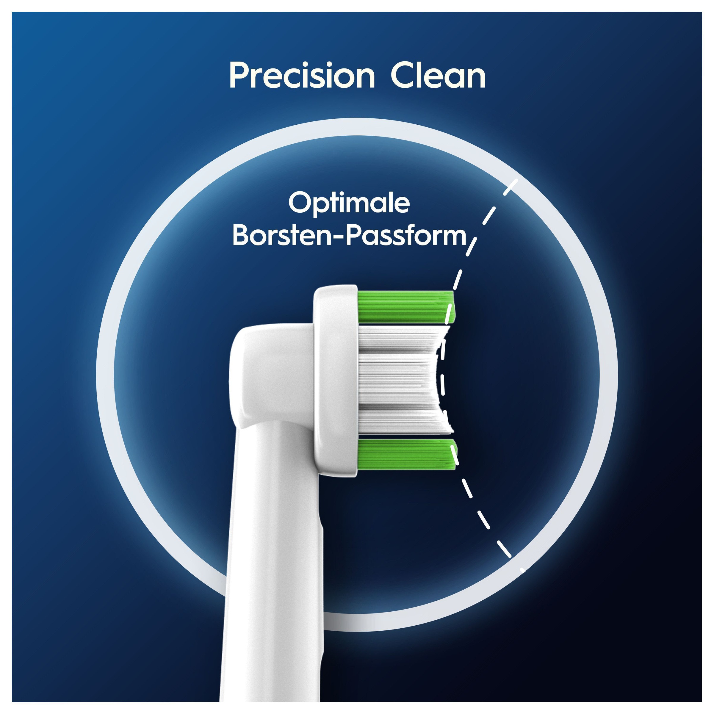Oral-B Aufsteckbürsten »Pro Precision Clean« X-förmige Borsten