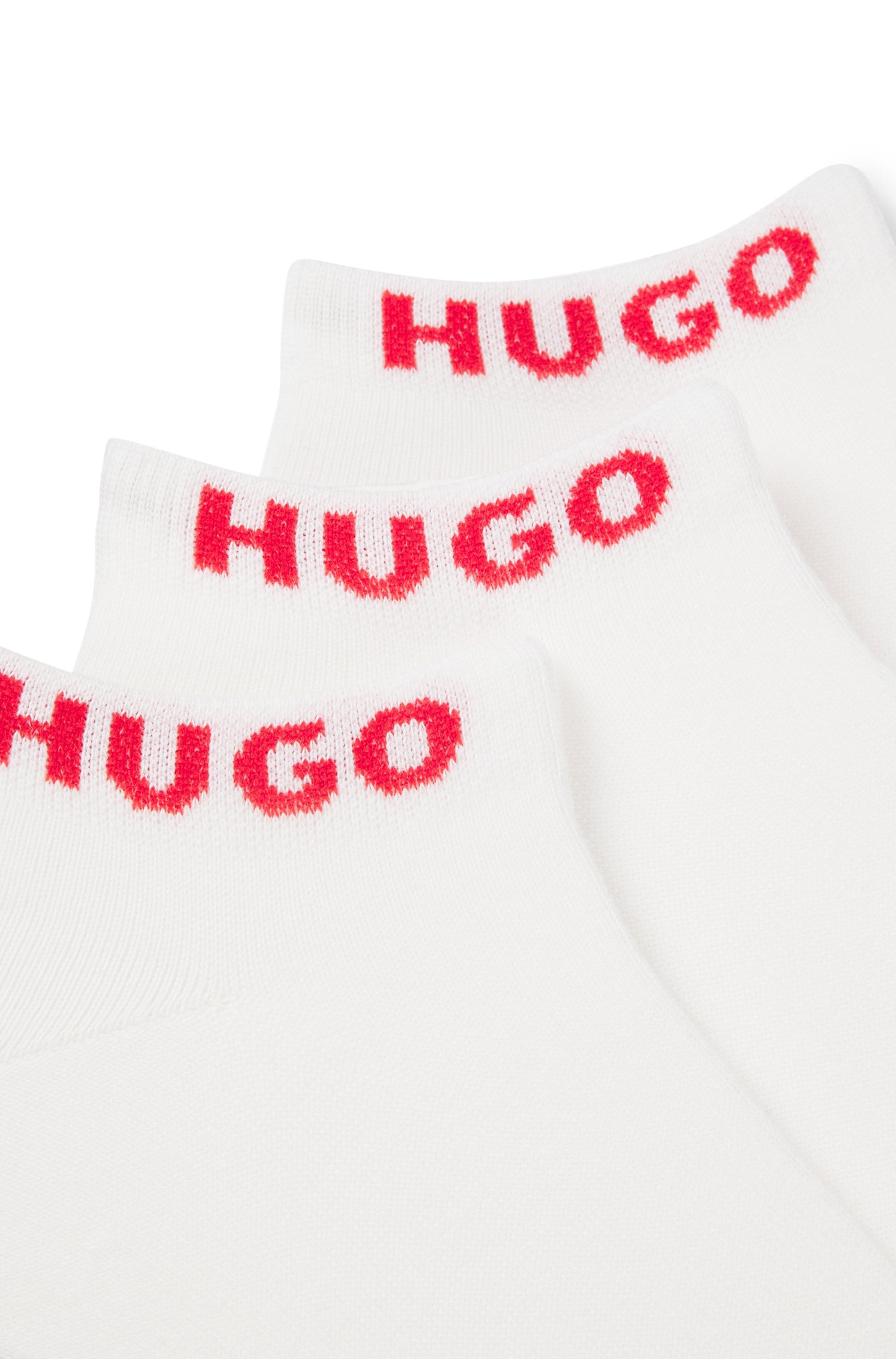HUGO Underwear Socken »3P AS UNI CC W«, (Packung, 3 Paar, 3er), mit kontrastfarbenen Logoschriftzug