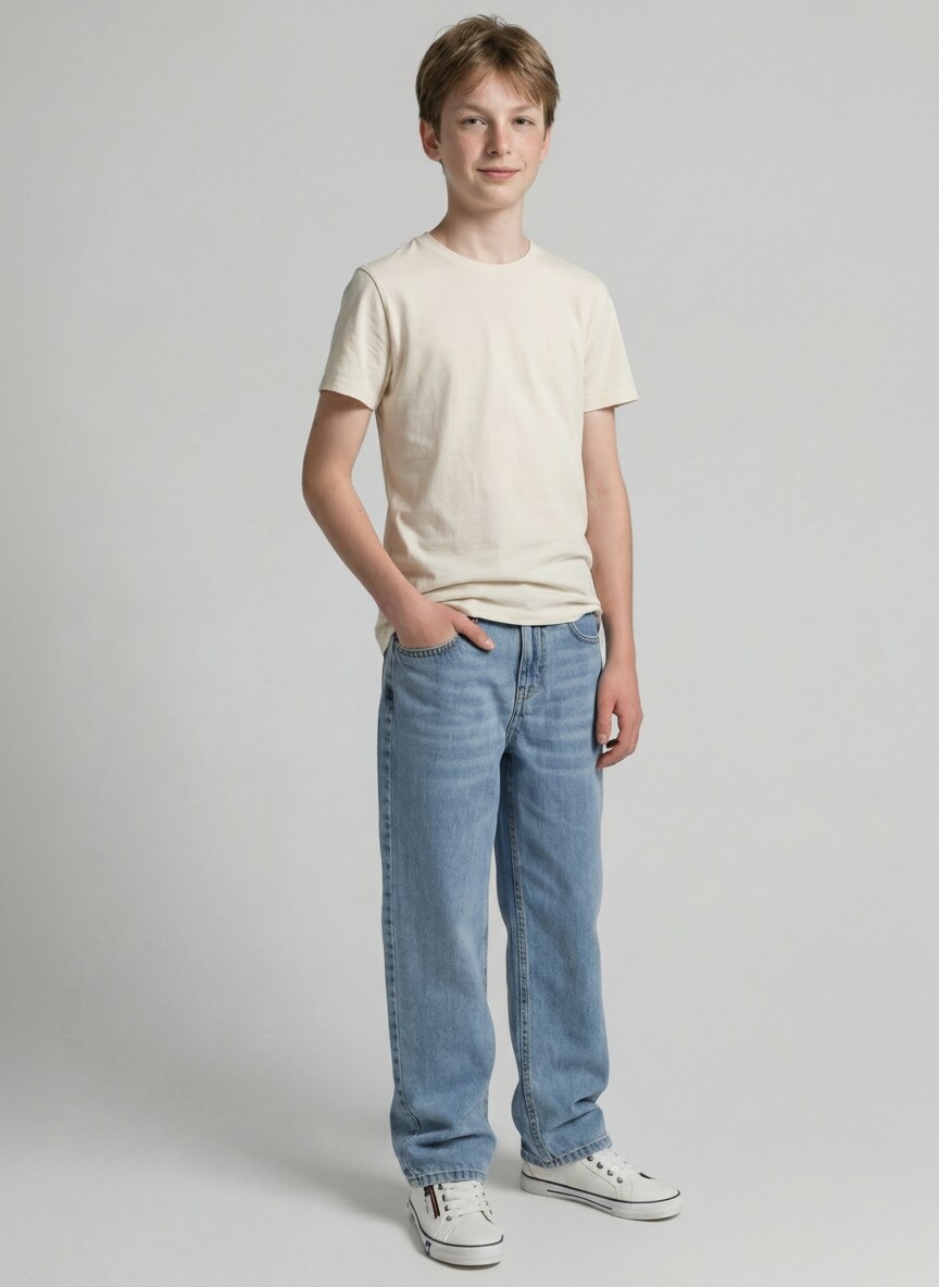 TOM TAILOR 5-Pocket-Jeans Baggy Jeans- mit ausgestelltem Bein