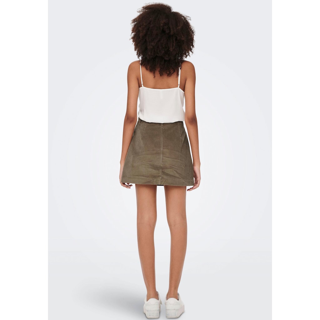 ONLY Minirock »ONLAMAZING HW CORD SKIRT«