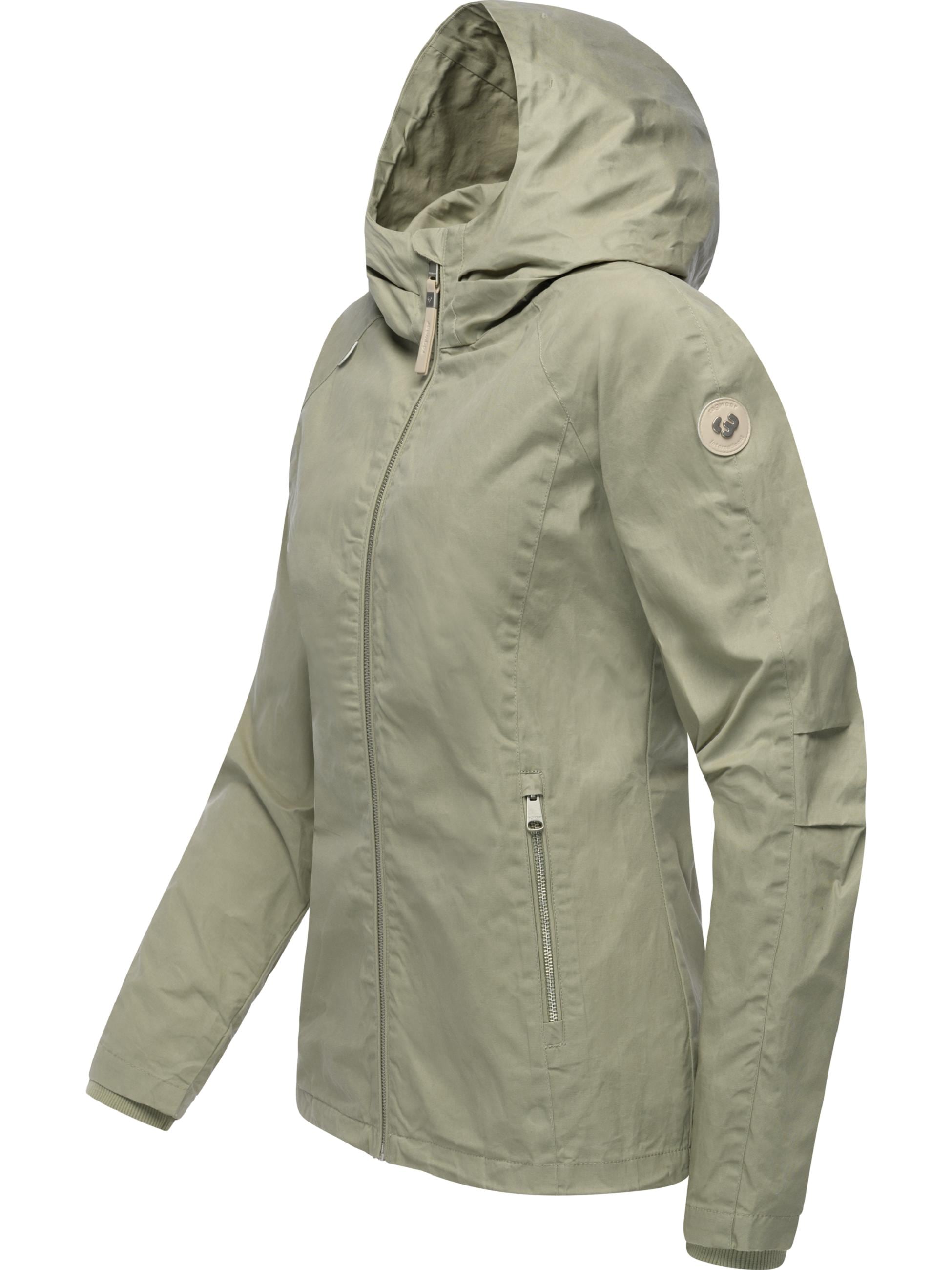 Ragwear Outdoorjacke »Outdoorjacke Dizzea Vintage YOUMODO« mit Kapuze Beschichtete Damen Übergangsjacke mit Kapuze