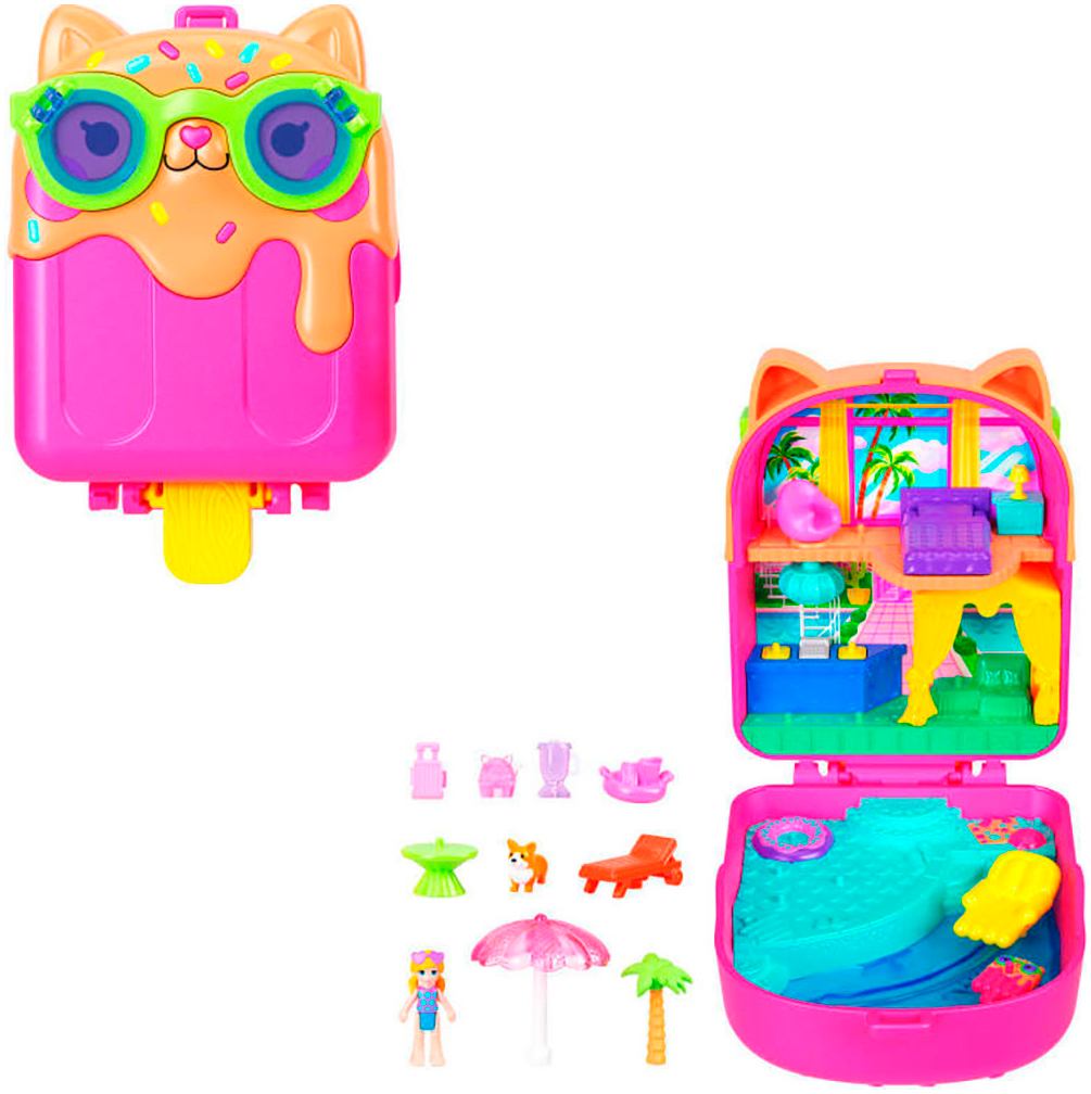 Polly Pocket Spielwelt »Eis am Stiel Kätzchen Schatulle«