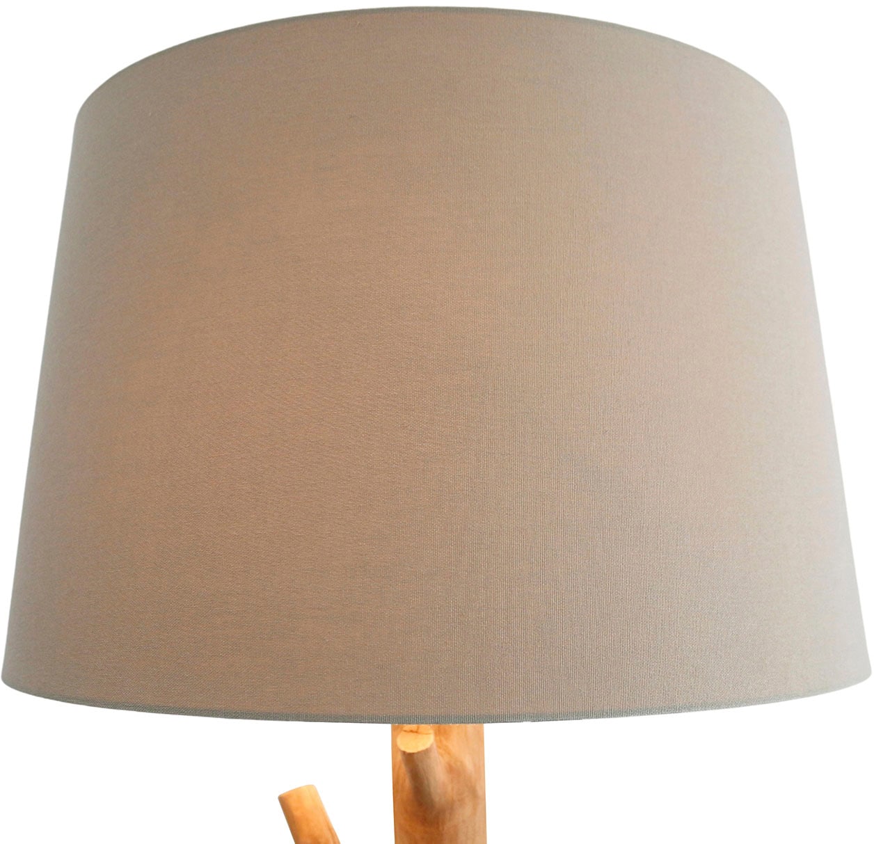 SalesFever Stehlampe »Tahlia«, 1 flammig, Leuchtmittel E27 | ohne Leuchtmittel, handgefertigt, mit Leinenschirm