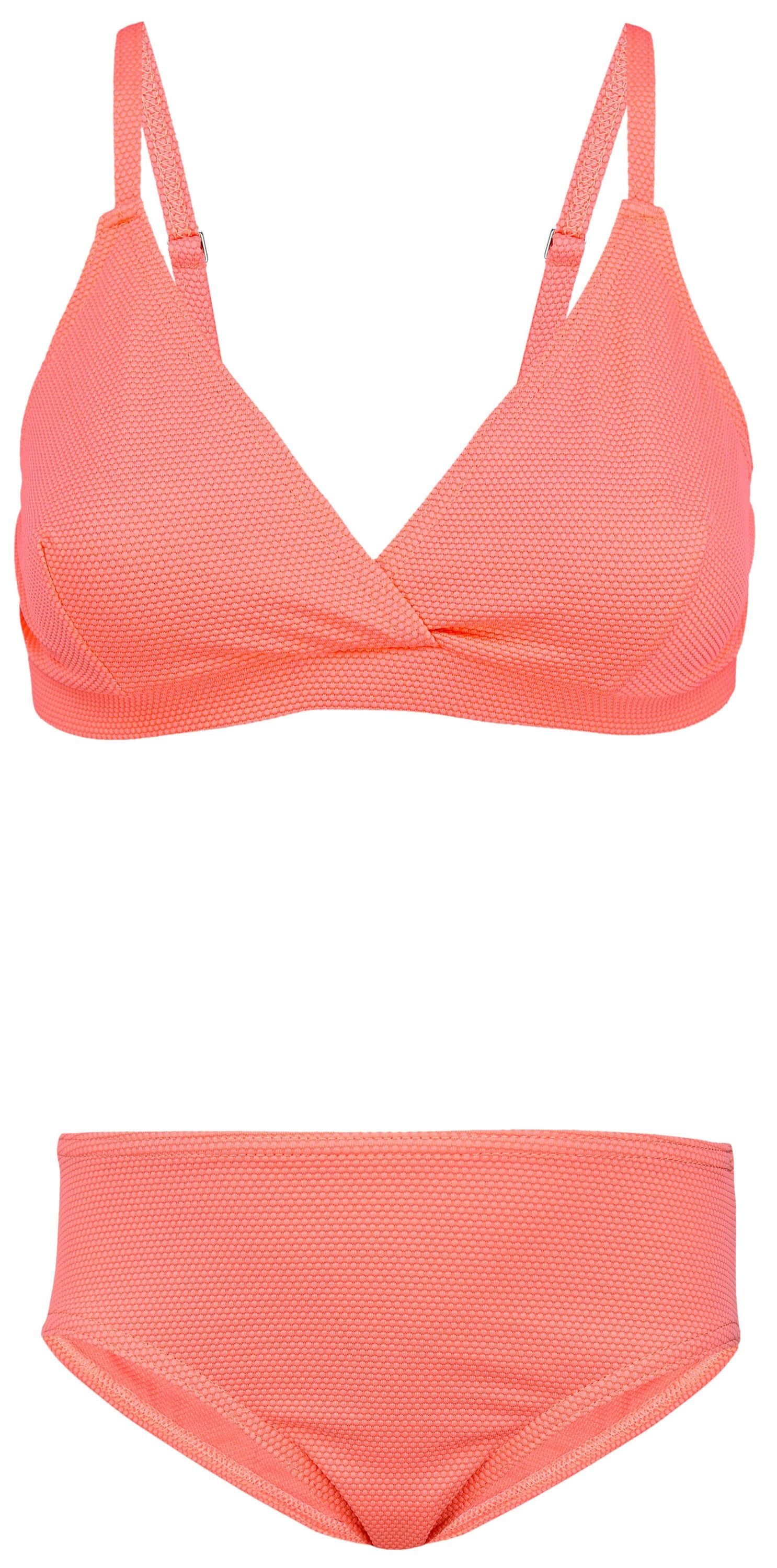 AQUARTI Bustier-Bikini »Badeanzug Mädchen Bikini Set Zweiteilig Bikinislip Bustier«