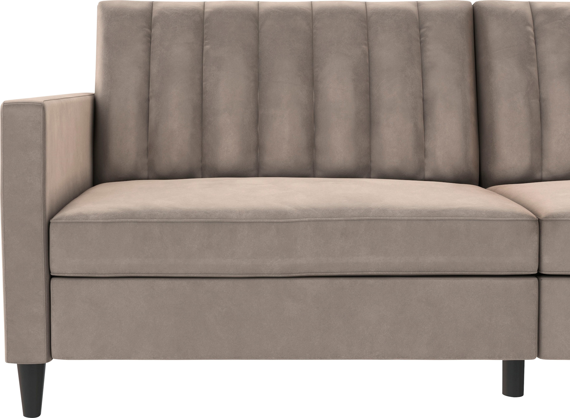 Dorel Home 3-Sitzer »Celine«, Rückenlehne 2-teilig und 3-fach verstellbar, Sitzhöhe 43 cm
