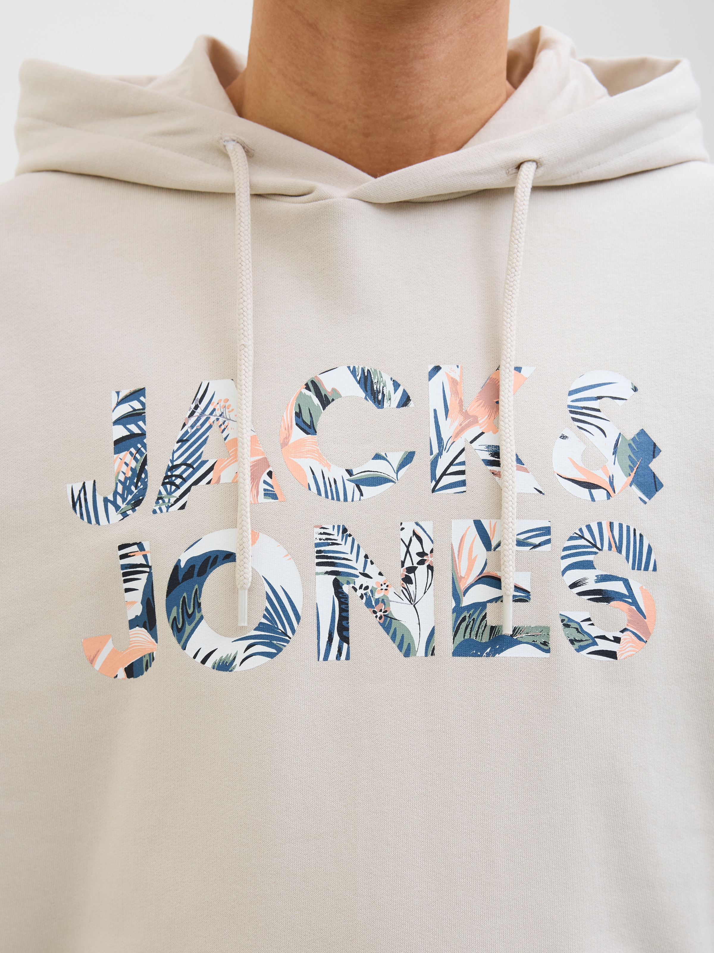 Jack & Jones Kapuzensweatshirt »JJEBRYAN CORP LOGO SWEAT HOOD NOOS«, mit Logo Druck
