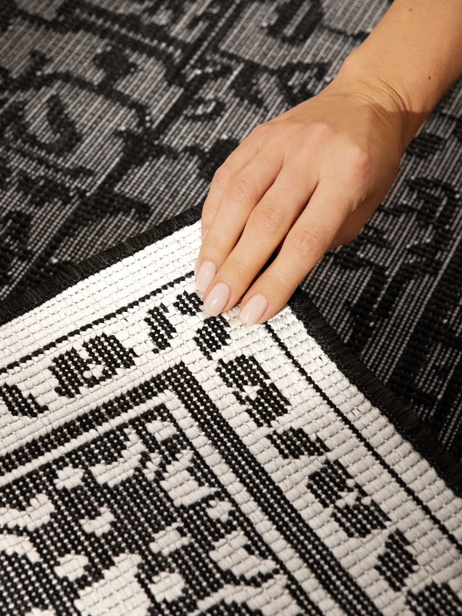 NORTHRUGS Outdoorteppich »Kona Wendeteppich«, rechteckig, 5 mm Höhe, In und Outdoor, Flachgewebe, wetterfest, pflegeleicht, robust