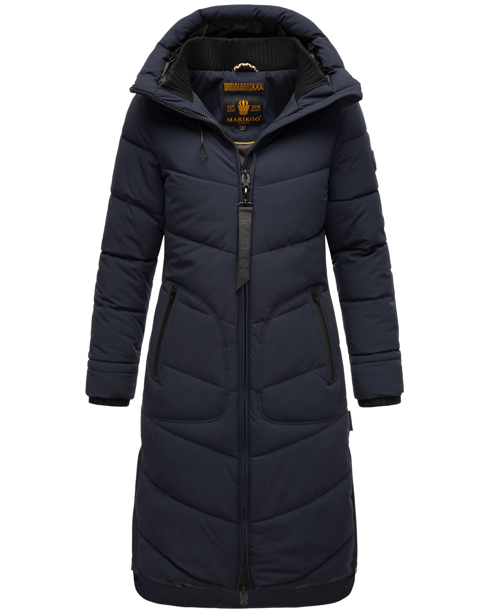 Marikoo Winterjacke »Marikoo Benikoo Damen lange Winterjacke B949«