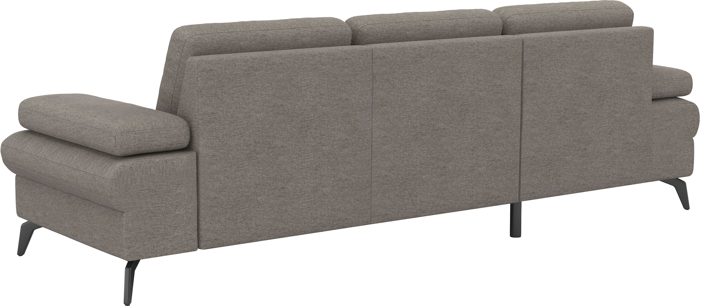 sit&more Ecksofa »Morris Jubi L-Form«, inkl. Armteilfunktion und 1 Zierkissen, wahlweise mit Bettfunktion