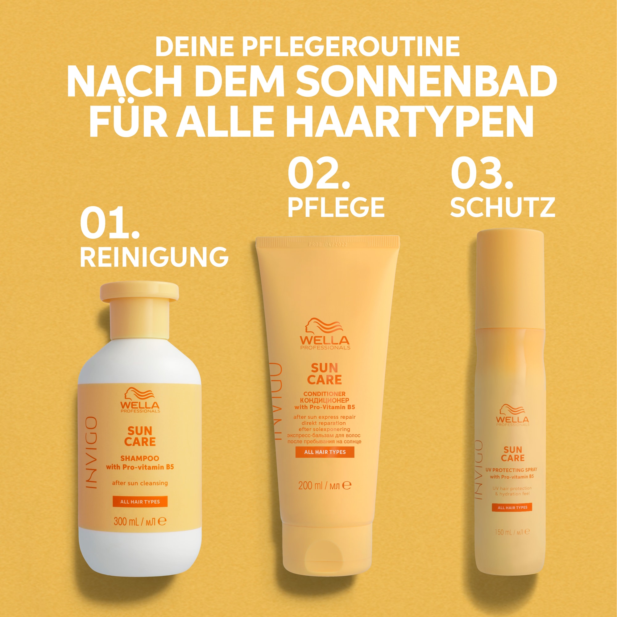 Wella Professionals Haarshampoo »Sun Care Shampoo« nährend, pflegend, feuchtigkeitsspendend, für nach dem Sonnenbad