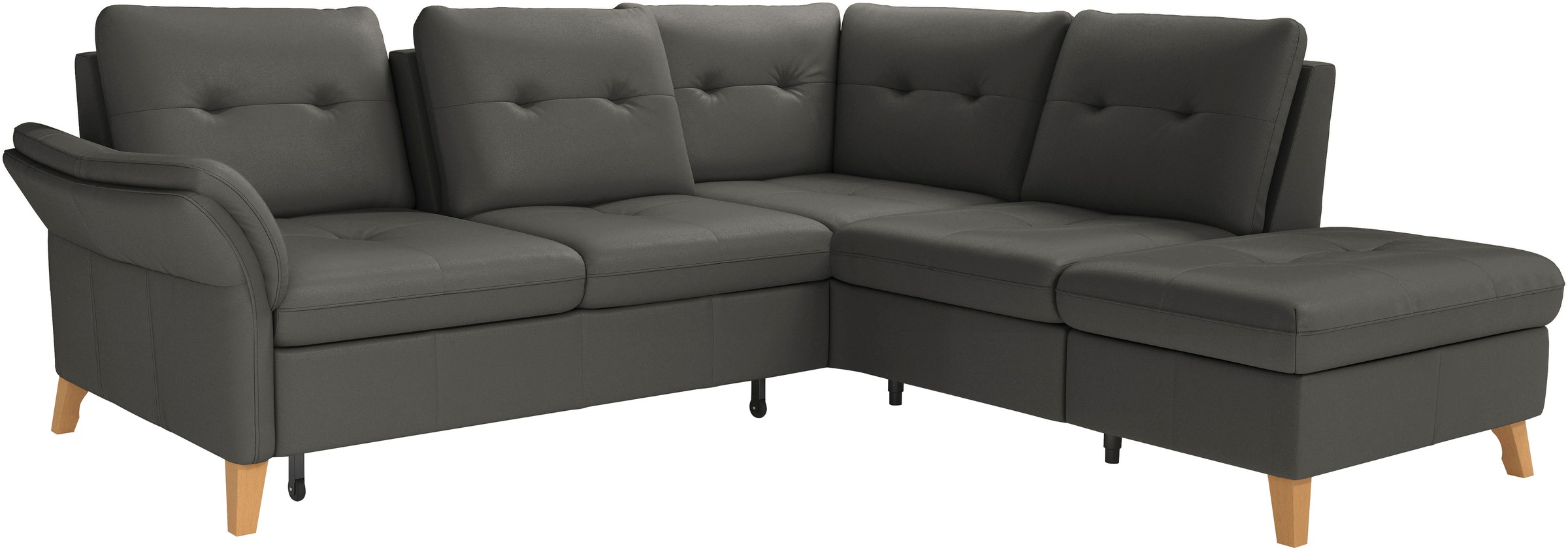 sit&more Ecksofa »Göteborg«, inkl. Sitztiefenverstellung, wahlweise mit Bettfunktion & Bettkasten