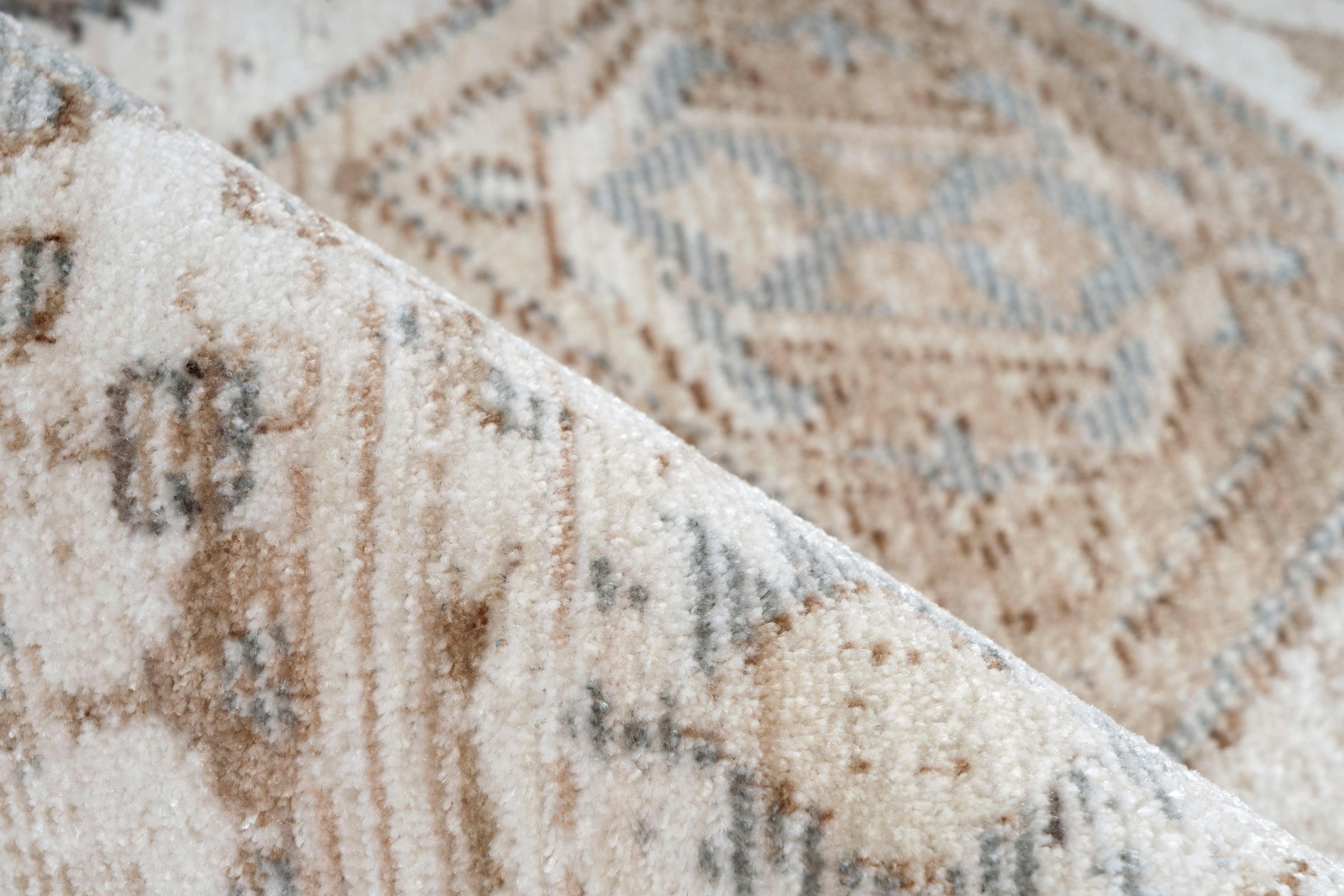 my home Teppich »Estelle« rechteckig 5 mm Höhe Wohnzimmer