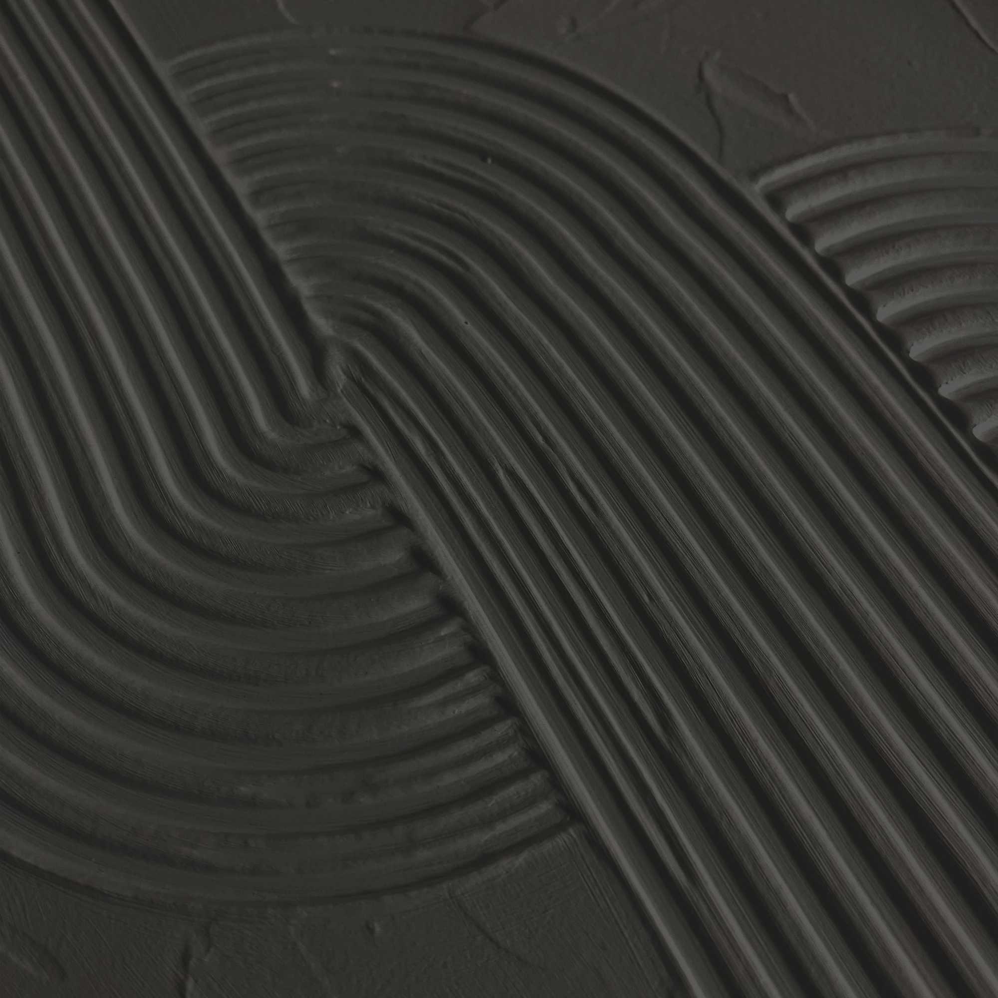 Reinders! Wandbild »Knot - charcoal« Wohnzimmer - Schwarz - MDF - Abstrakt - 50x70 cm