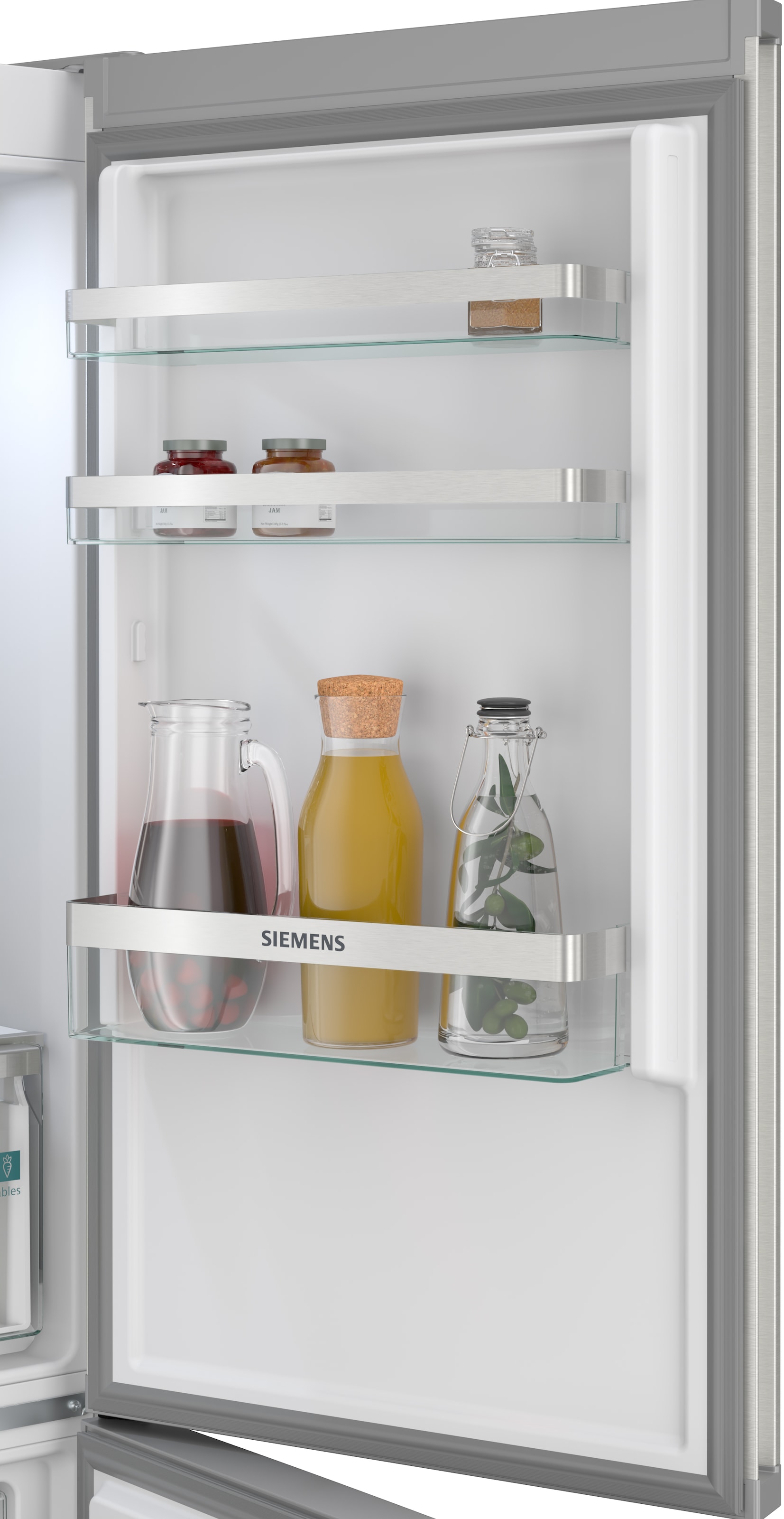 SIEMENS Kühl-/Gefrierkombination iQ300 »KG36NVICG« 186 cm hoch 60 cm breit hyperFresh System für frisches Obst und Gemüse sowie Total noFrost