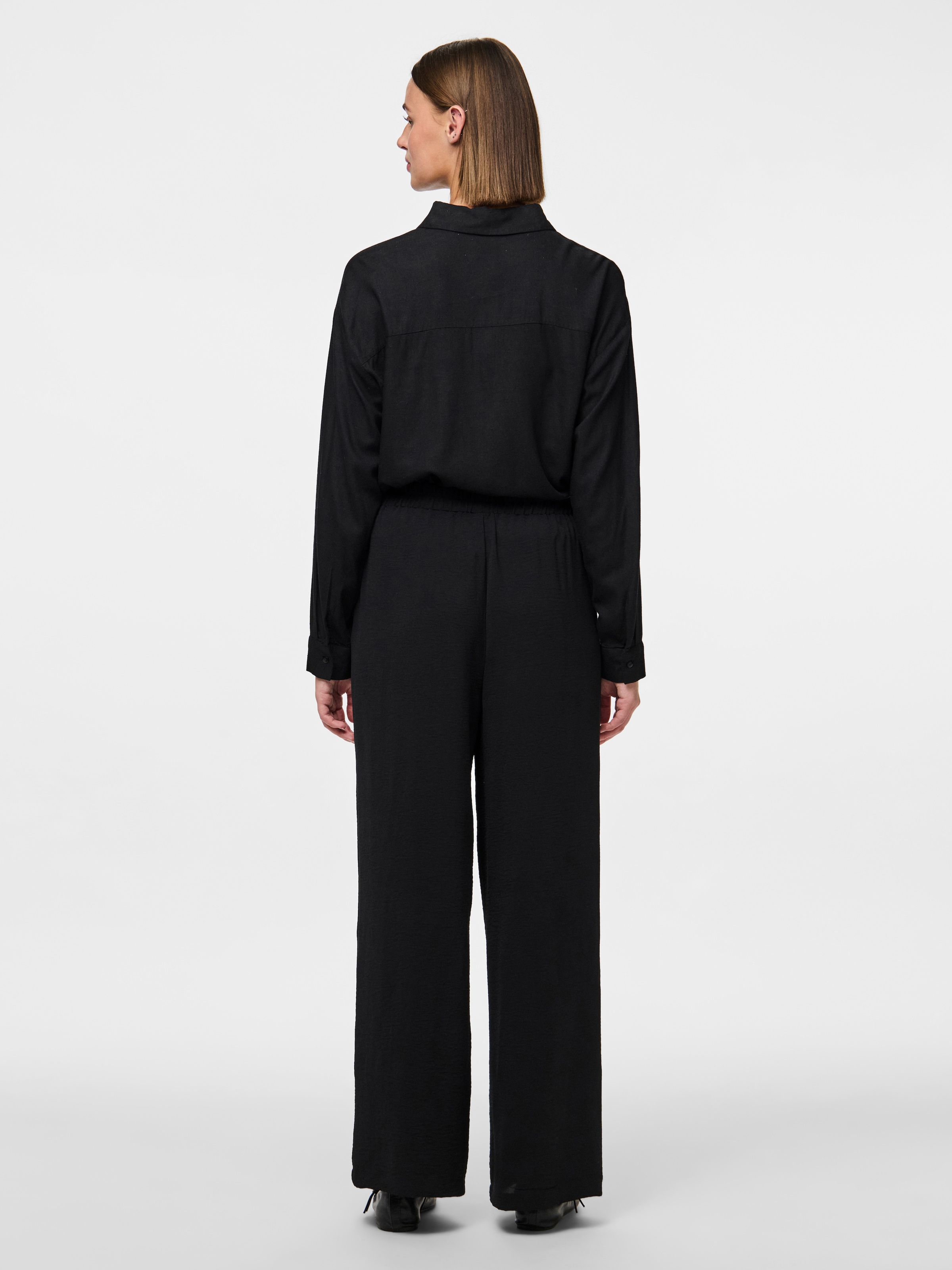 pieces Schlupfhose »PCTIFFANY HW WIDE PANTS WVN NOOS BC«