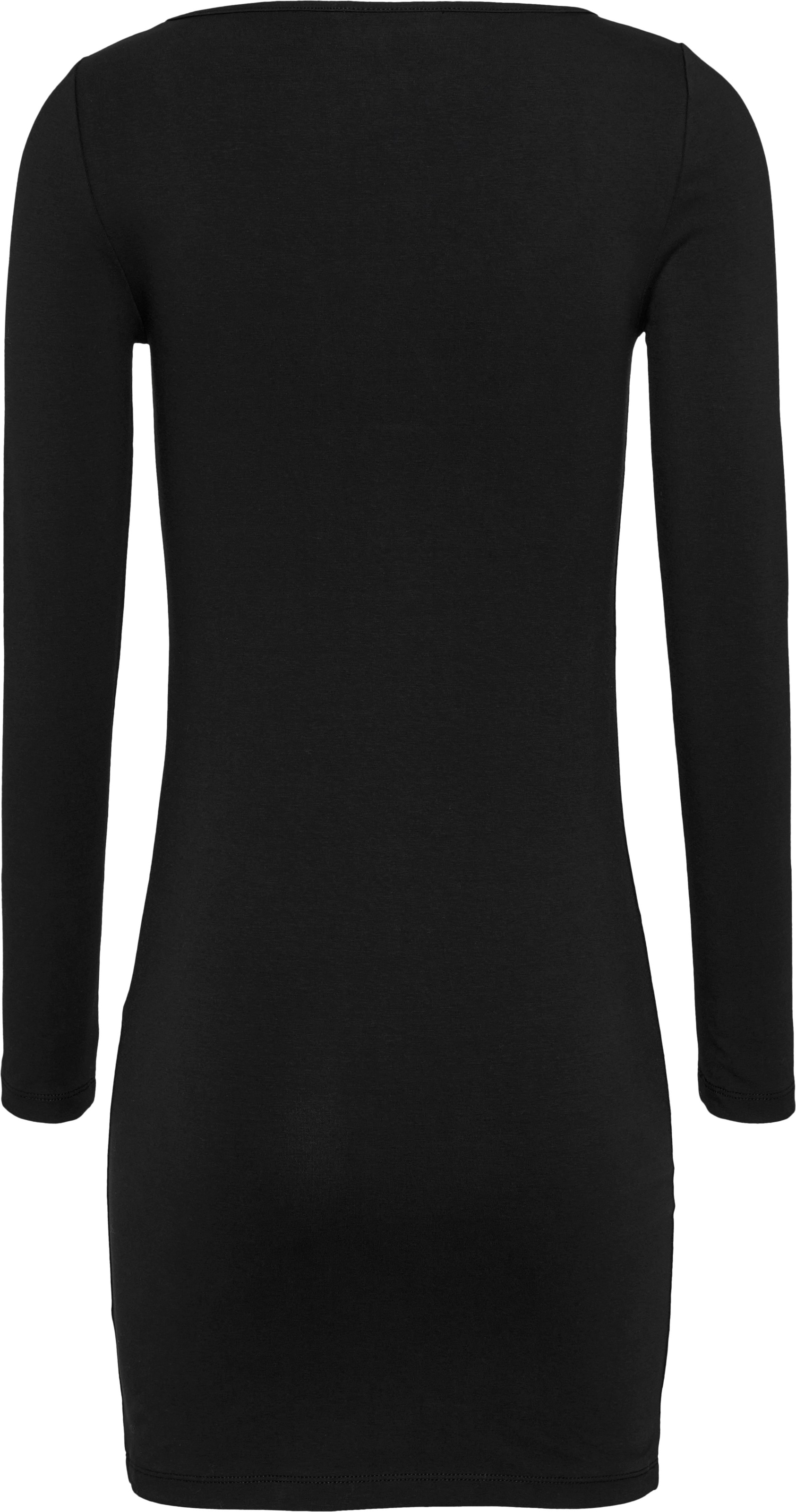 Tommy Jeans Jerseykleid »TJW METALLIC LINEAR BODYCON«, mit metallicfarbenem Linear Logoschriftzug
