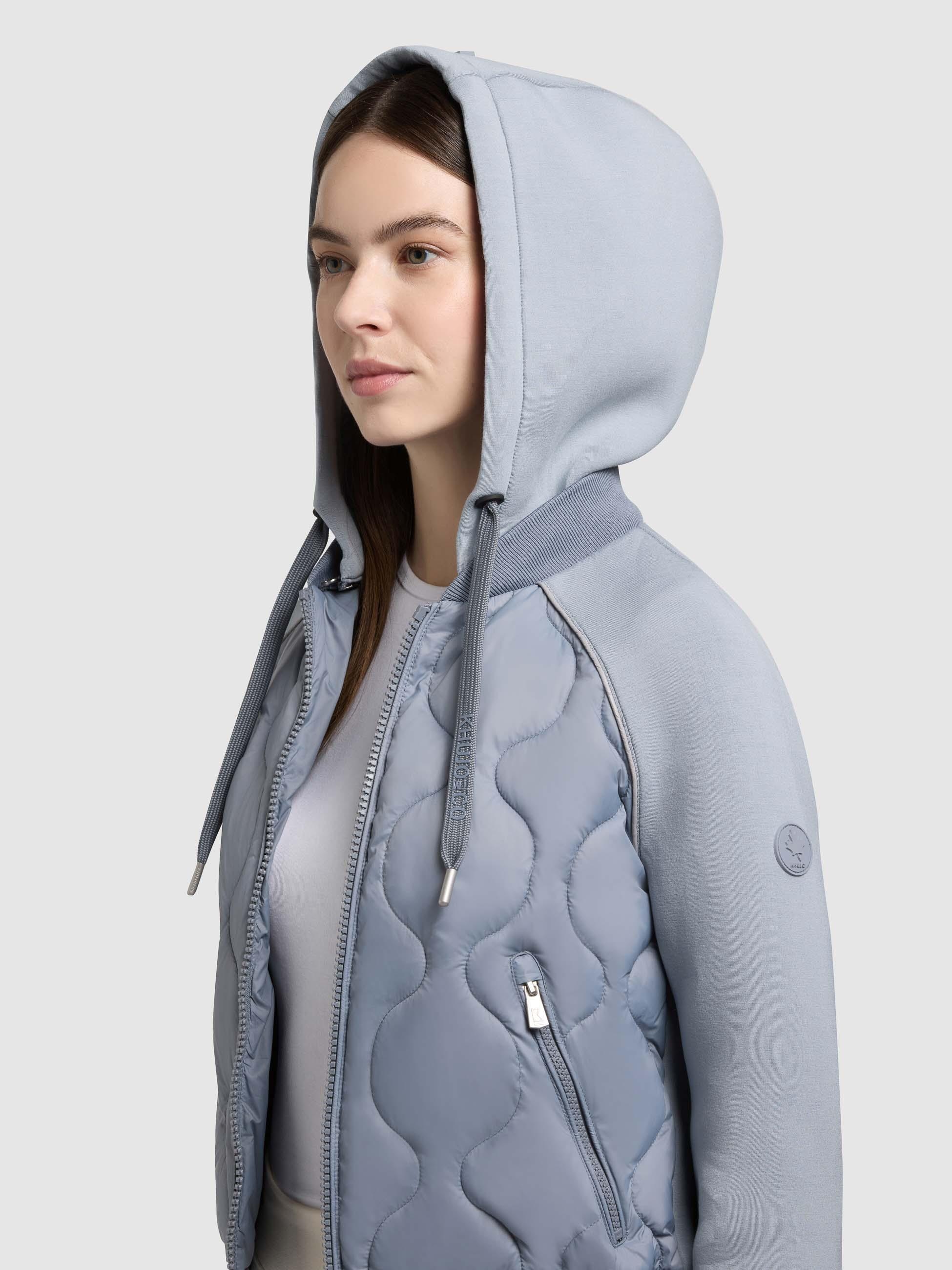 khujo Funktionsjacke »Funktionsjacke Malaya« mit Kapuze Gesteppte Bomberjacke für den Übergang