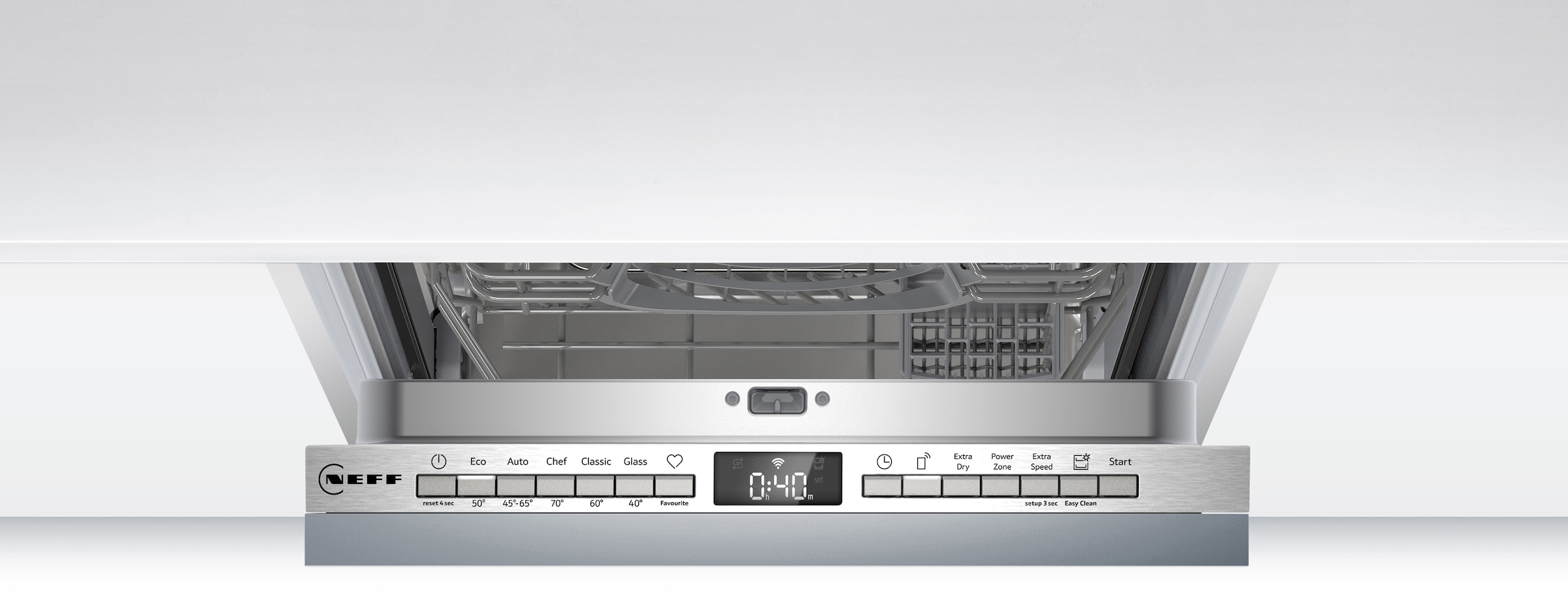 NEFF vollintegrierbarer Geschirrspüler N 30 »S853HKX21E« 10 tlg. Maßgedecke