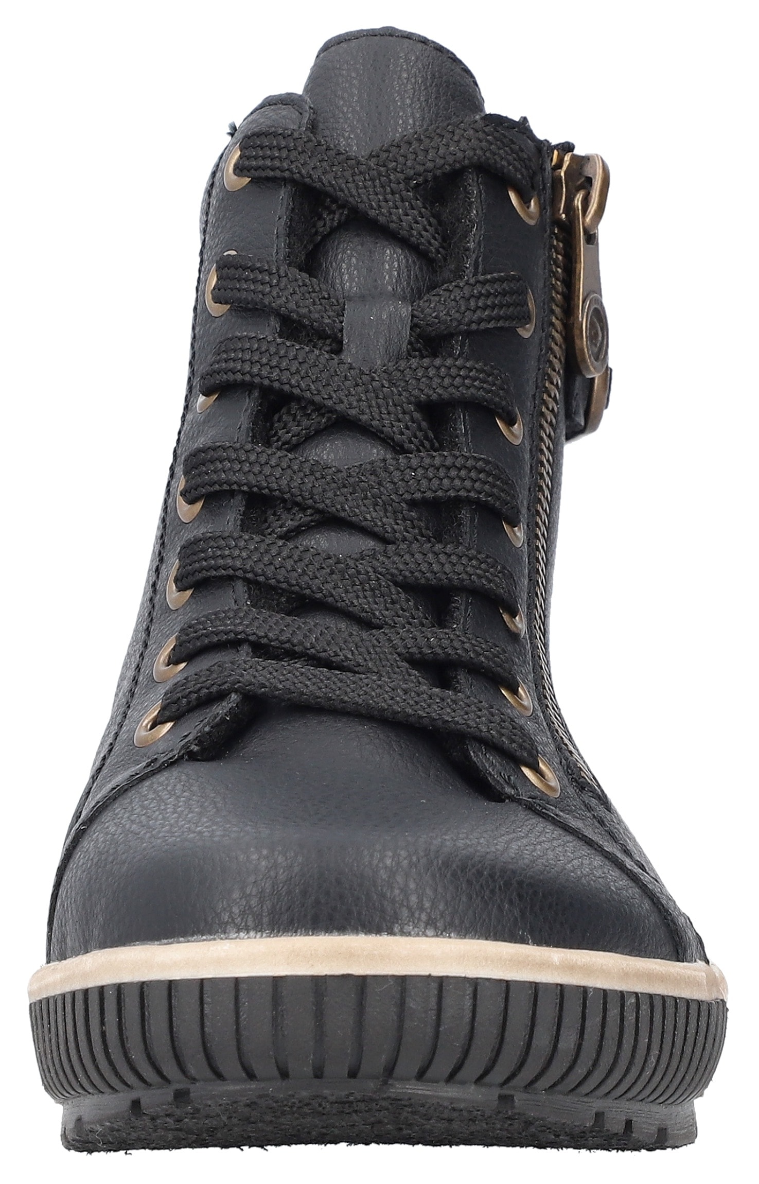 Rieker Winterboots, Schnürboots, High Top Sneaker mit praktischem Reißverschluss