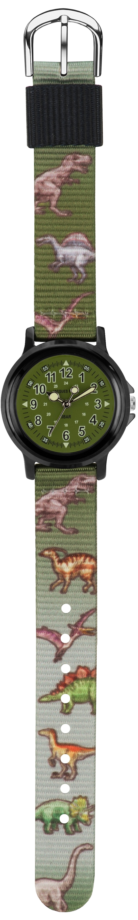 Farel Geschenk, auch ♕ KSB Quarzuhr Dinosauriermotiv mit Jacques 989«, als bei »Dinosaurieruhr, ideal