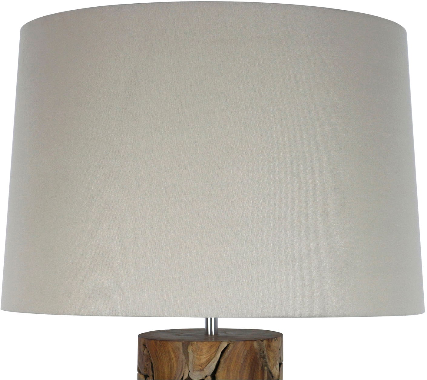 SalesFever Stehlampe »Maelis Handgefertigtes Treibholz-Design mit natürlichem Leinenschirm« E27 1 Stk. 1x E27 bis 60 W, 170 cm, Bodenlampe aus Treibholz mit Fußschalter