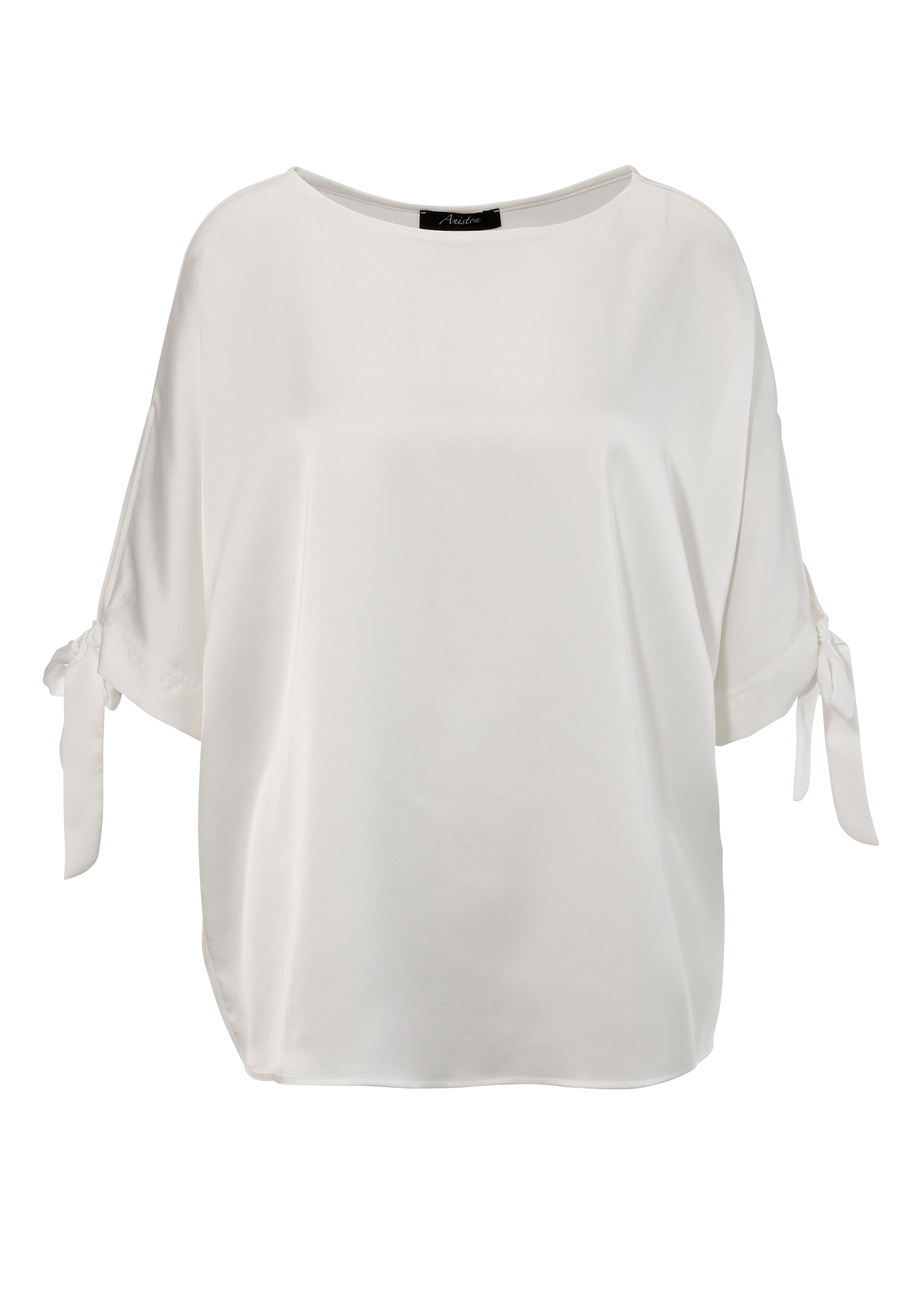 Aniston CASUAL Schlupfbluse, mit raffinierten Cut-Out an den 3/4-langen Ärmeln