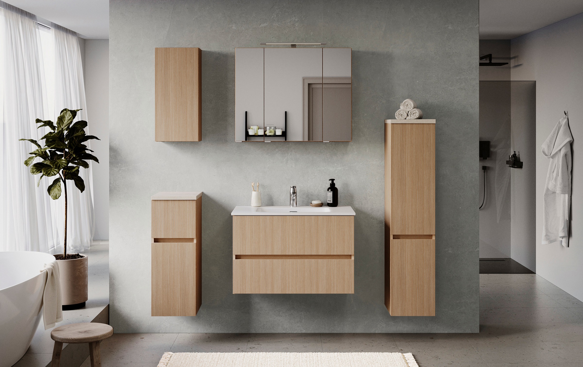 welltime Spiegelschrank »Eixo«