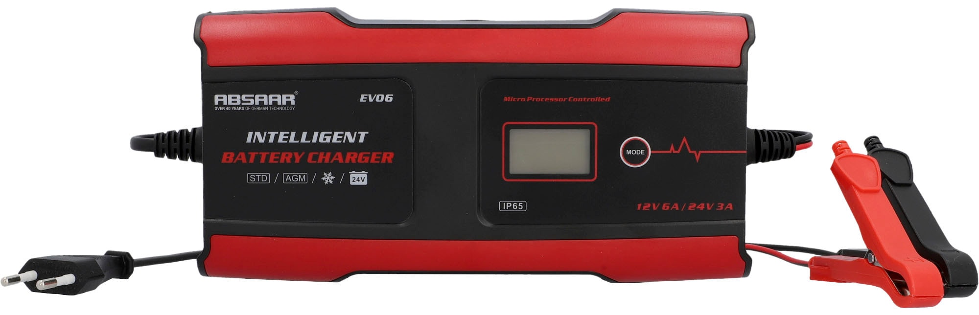 Absaar Batterie-Ladegerät »EVO 6.0«, 6000 mA, 12/24 V