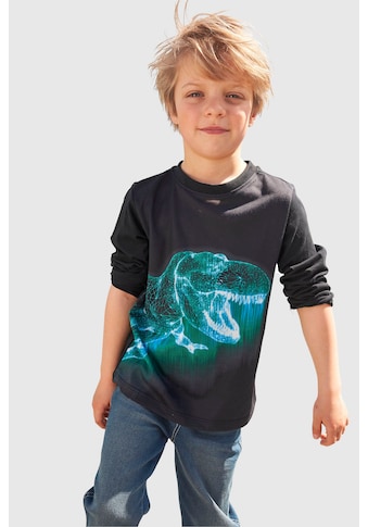 Langarmshirt »GREEN DINO«