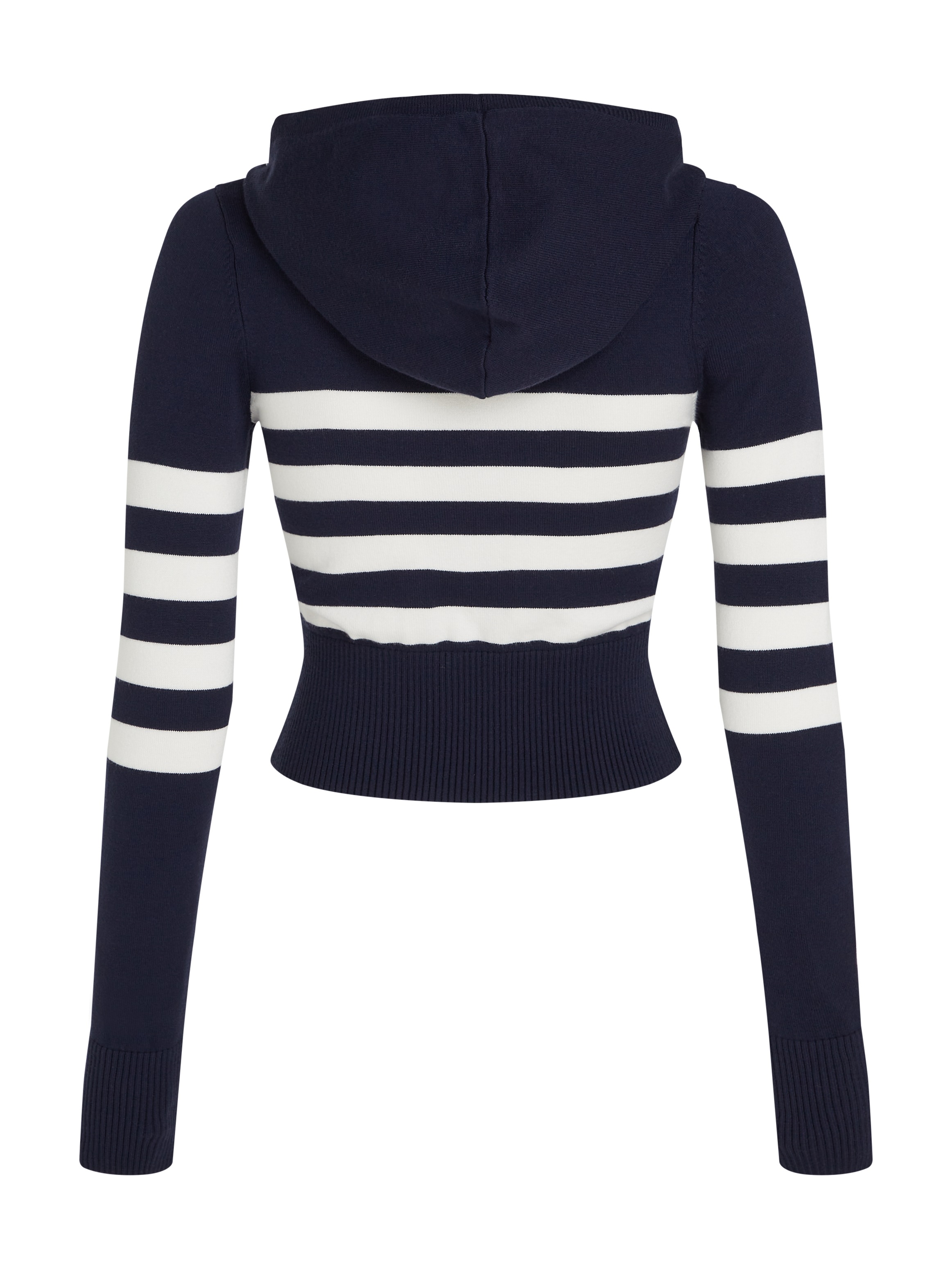 Tommy Jeans Sweatjacke »TJW STRIPE ZIP THRU BADGE HOOD«, mit Tommy Jeans Flagge