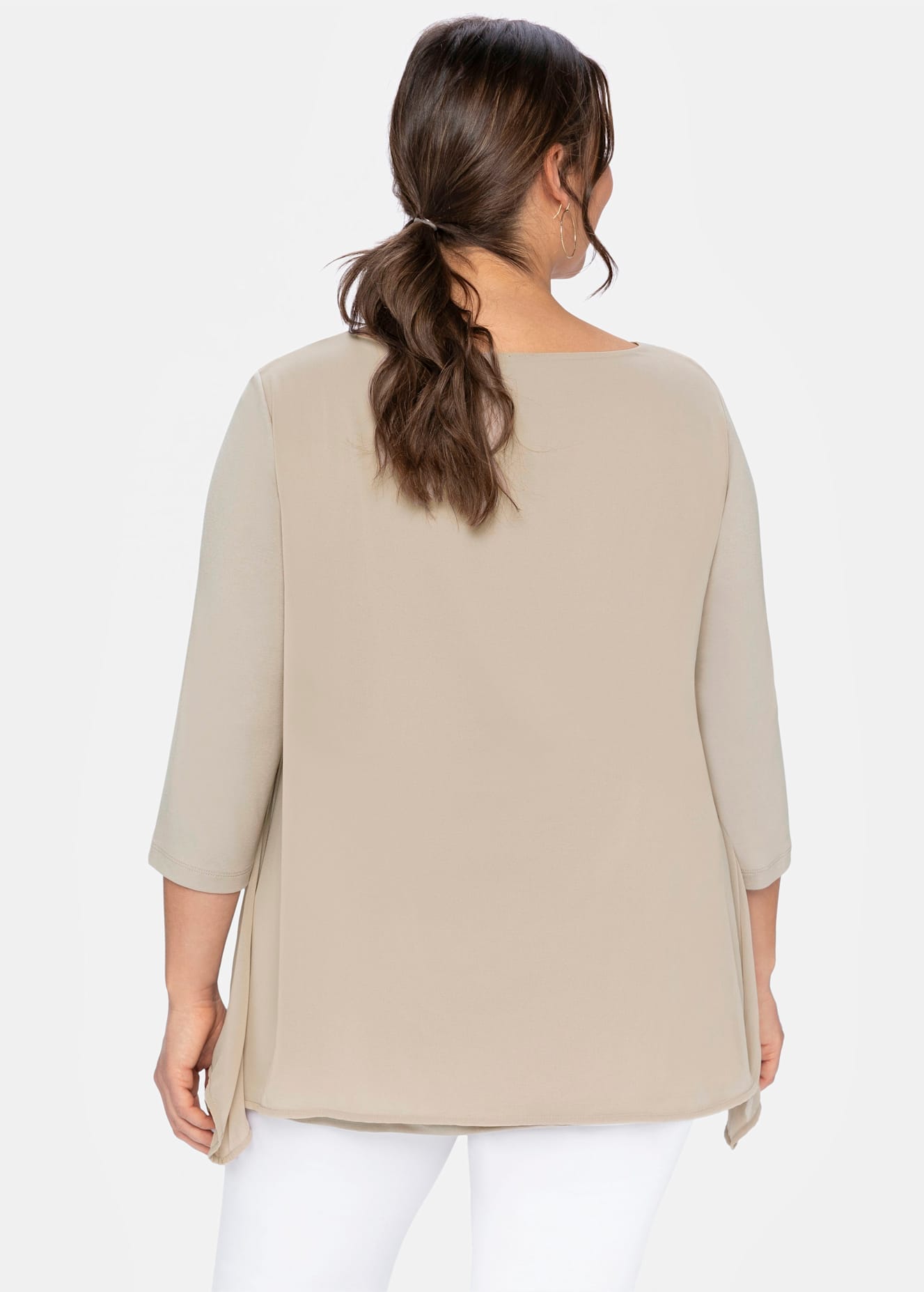 Sheego Blusenshirt »Blusenshirt«, (1 tlg.)