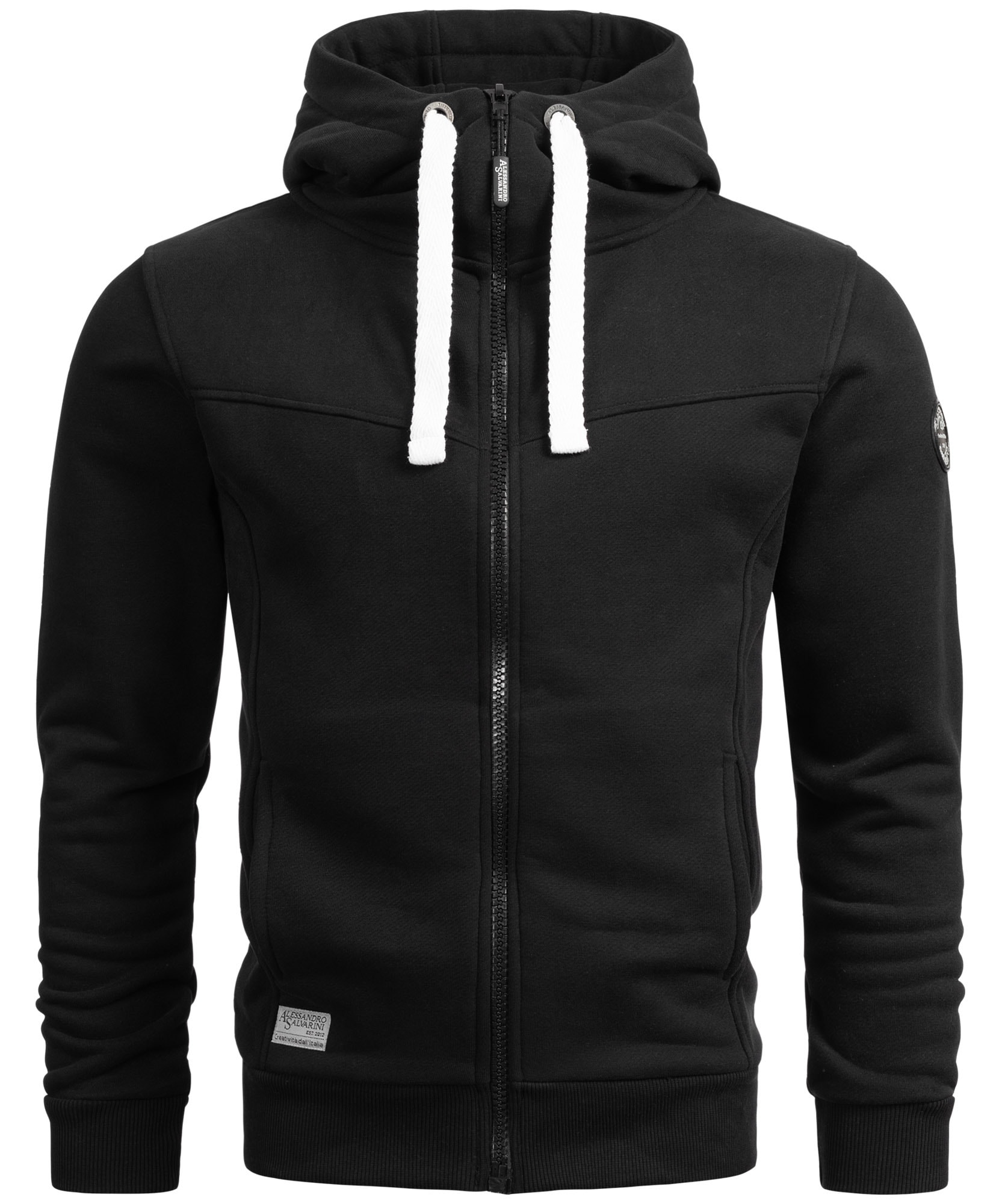 Alessandro Salvarini Kapuzensweatjacke »A. Salvarini Herren Sweatjacke AS123«