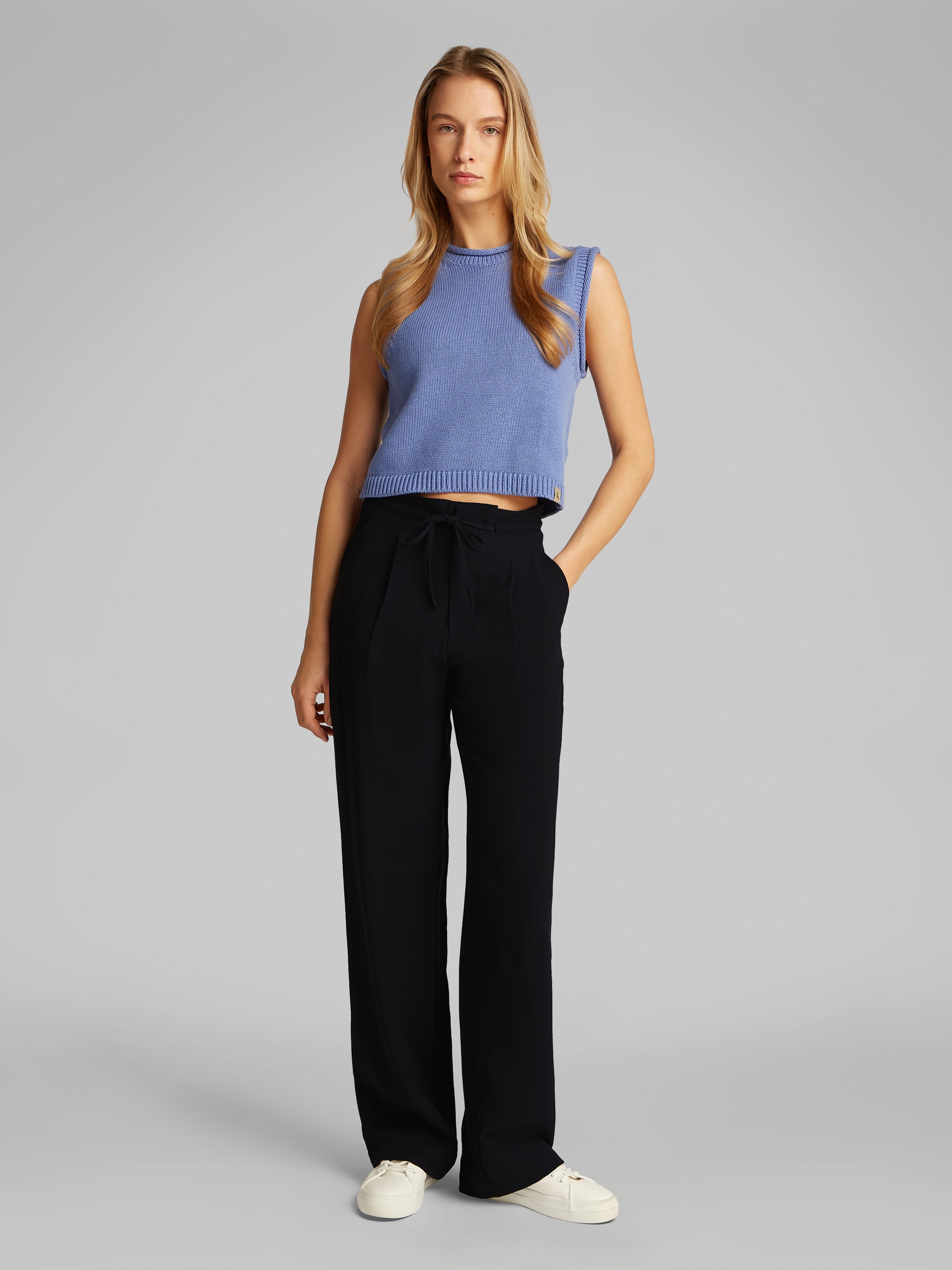 Calvin Klein Jeans Relaxhose »ECOVERO RELAXED STRAIGHT PANT«, mit Bundfalten