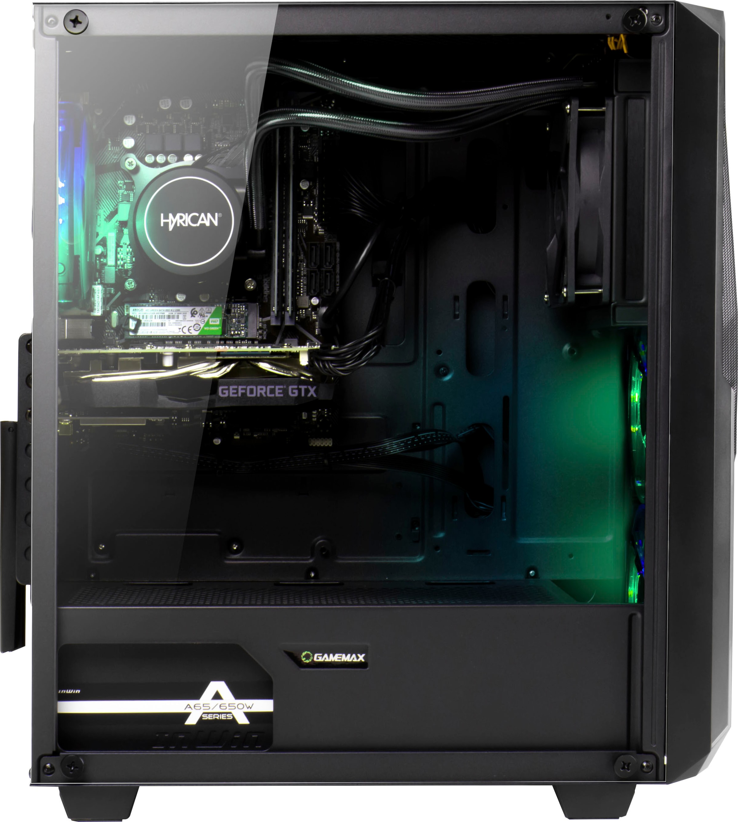 Hyrican Gaming-PC-Komplettsystem »Striker SET02268«, Windows 11, i5-12400F, inklusive 27" Monitor AOC C27G2AE/BK