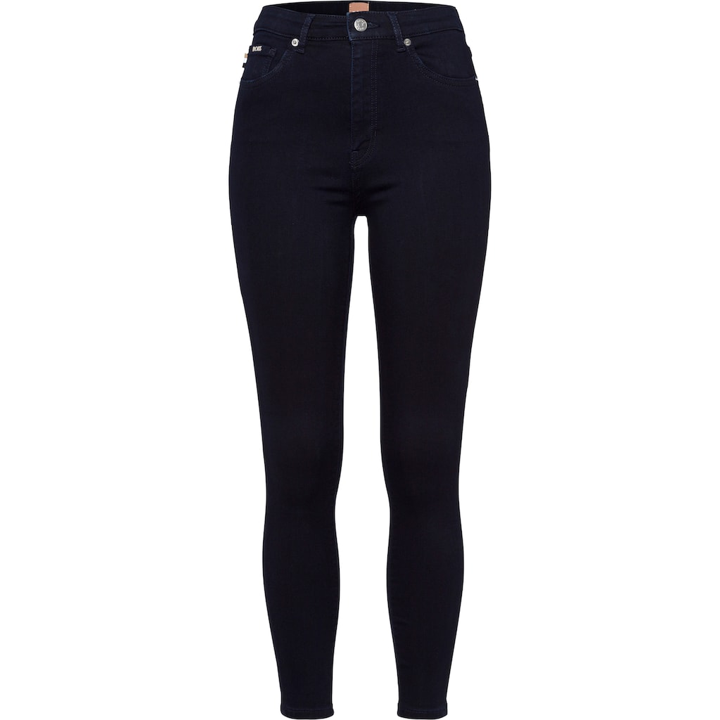 BOSS ORANGE Slim-fit-Jeans »MAYE SUP S HRC 1.0 10238127 01« (1 tlg.) mit BOSS-Flaglabel seitlich an der Tasche