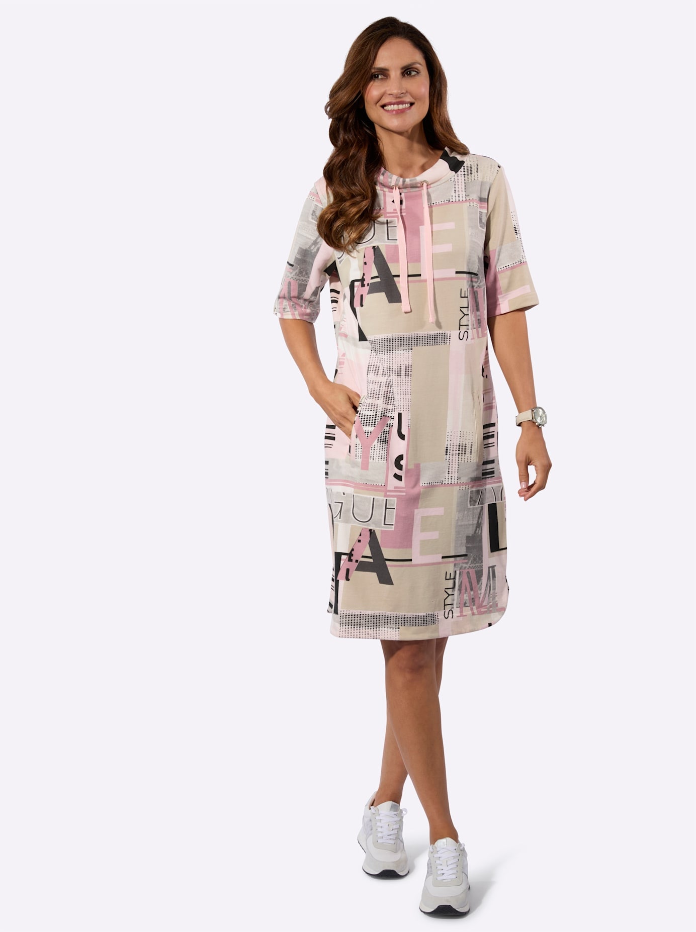 Inspirationen Sweatkleid »Shirtkleid«