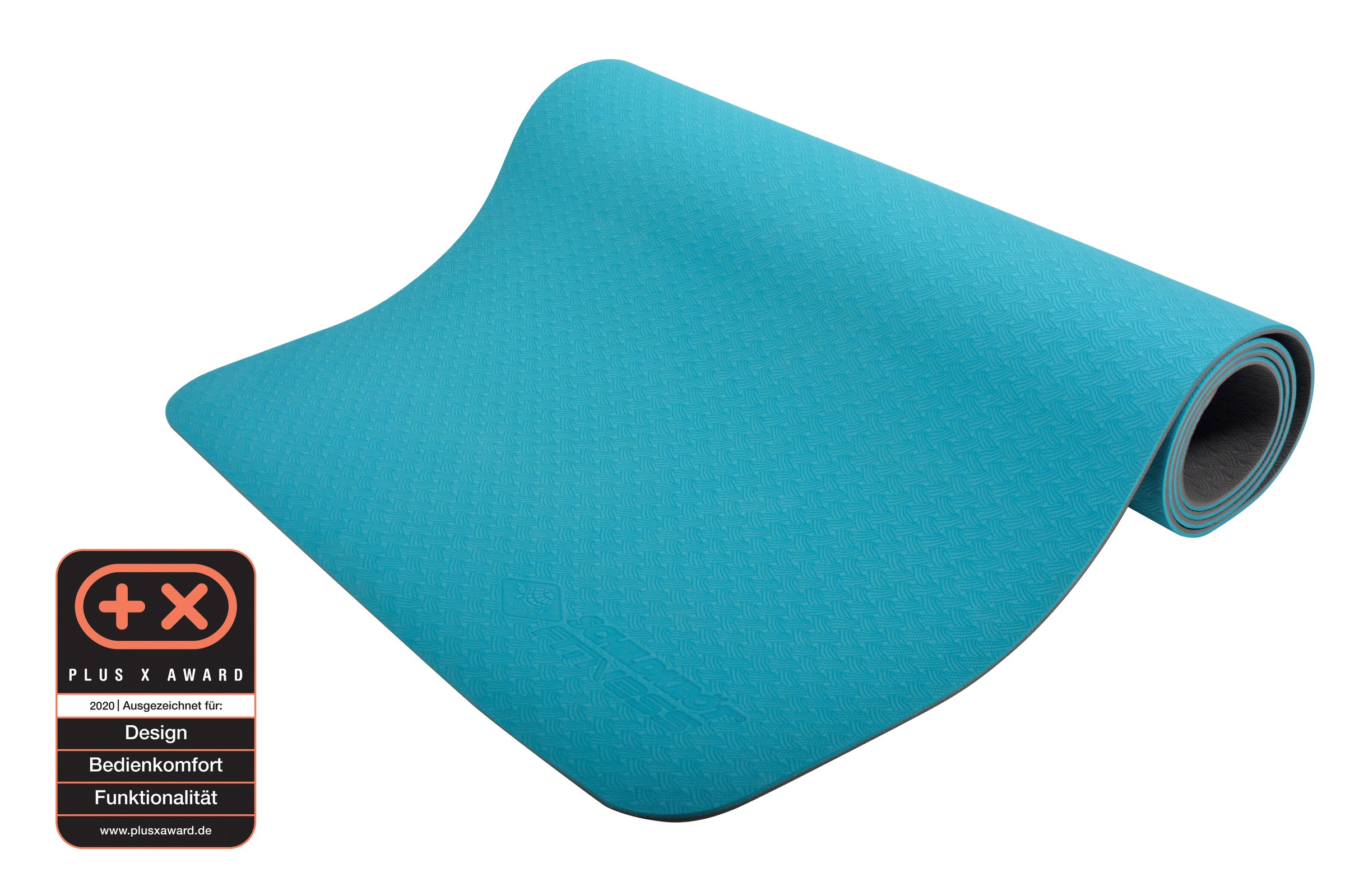 Schildkröt Yogamatte »Yogamatte 4mm BICOLOR - Petrol/Anthrazit« Inkl. Tasche mit Kordelzug / PVC frei