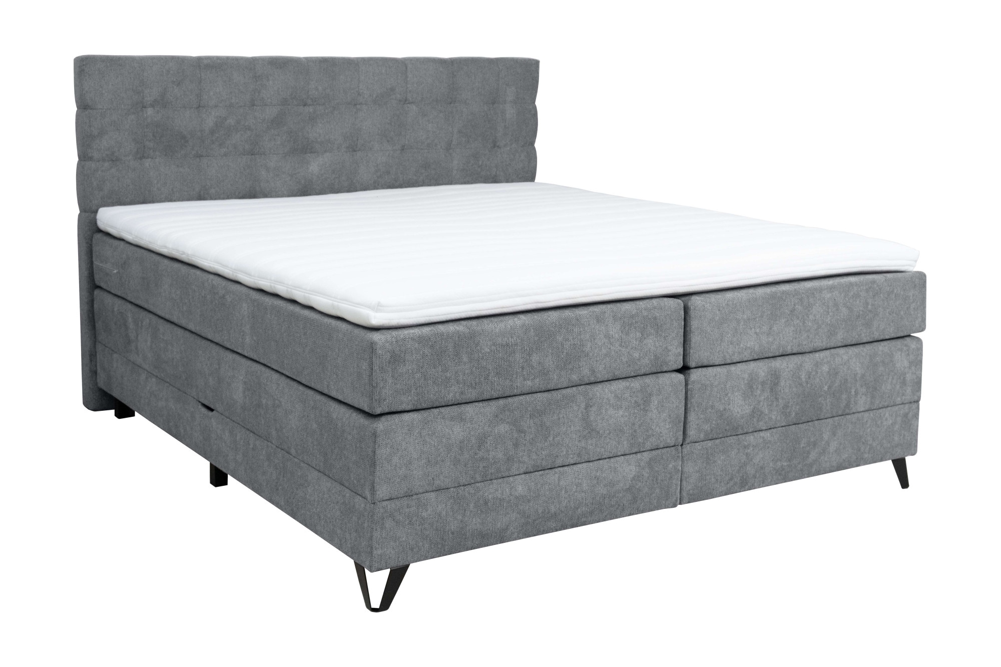 Home affaire Boxspringbett »Ilona, Doppelbett, Polsterbett, Federkernbett, Komforbett, 160, 180 cm« inkl. Topper, zwei Bettkästen, Taschen-Federkernmatratze, Härtegrad 3