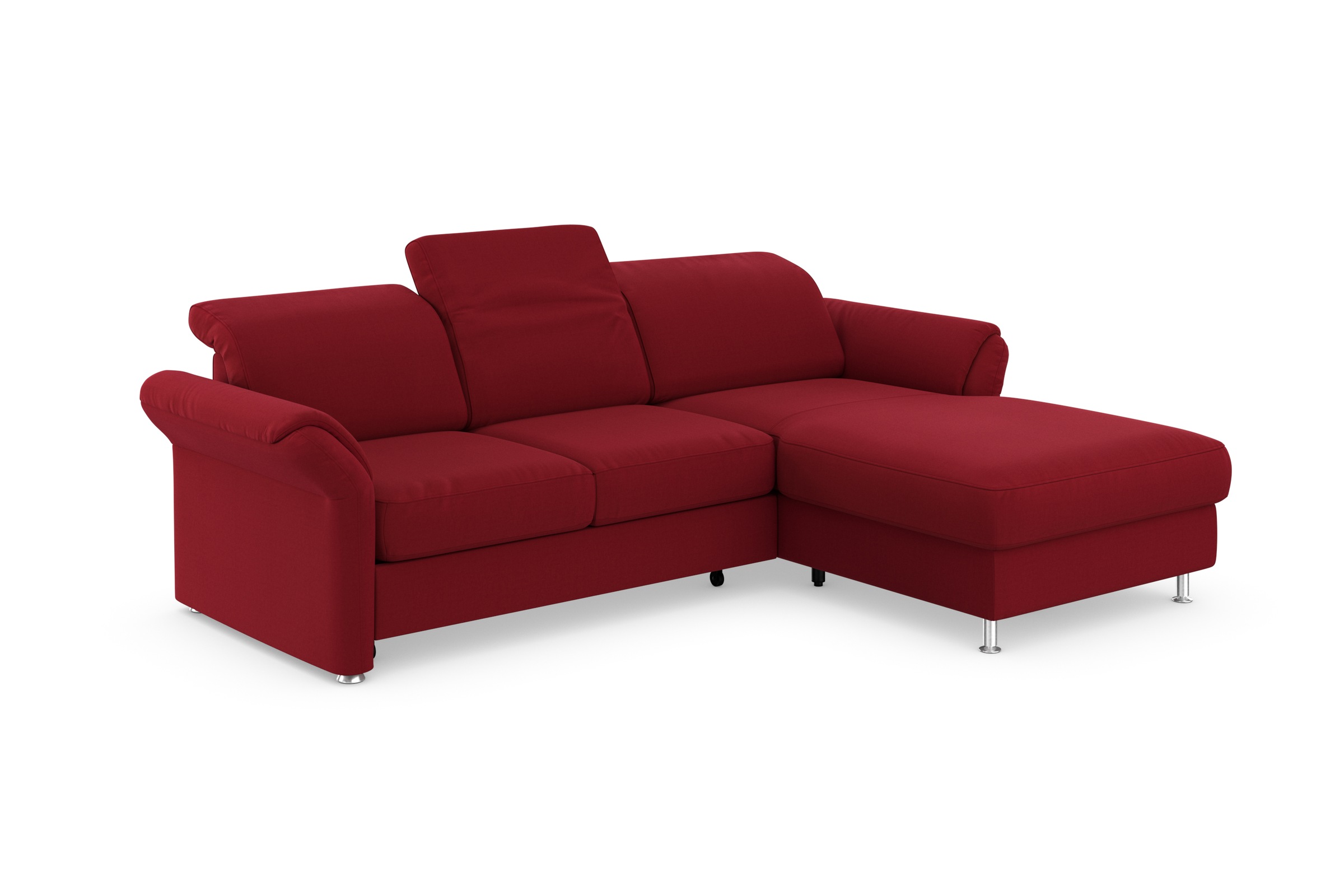 sit&more Ecksofa »Apulia L-Form«, wahlweise Bettfunktion, Bettkasten und Kopf- und Armteilverstellung