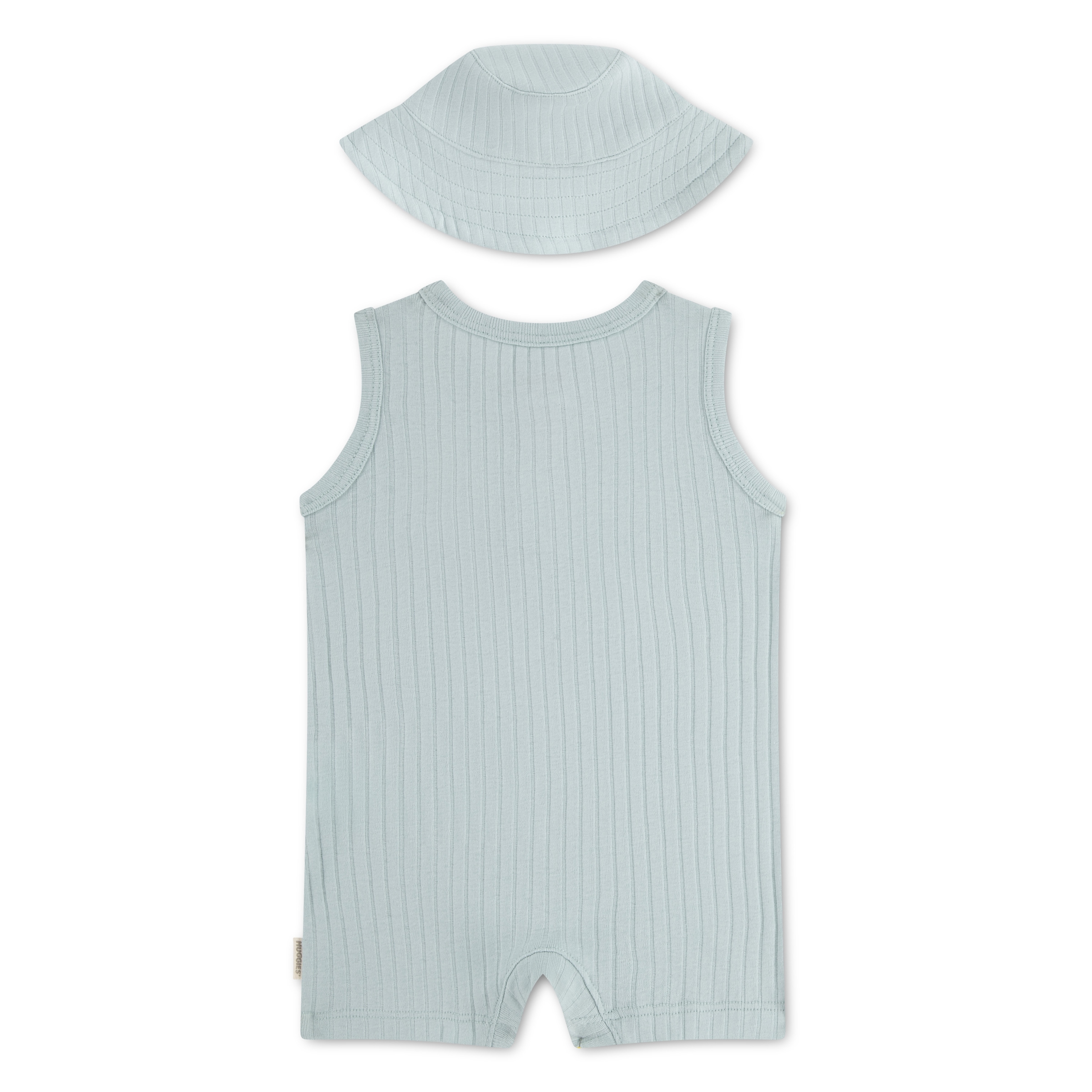 HUGGIES babywear Neugeborenen-Geschenkset »HUGB ROMPER + HAT ATTACHMENT« Set, 2 mit passendem Hut, aus Baumwolle