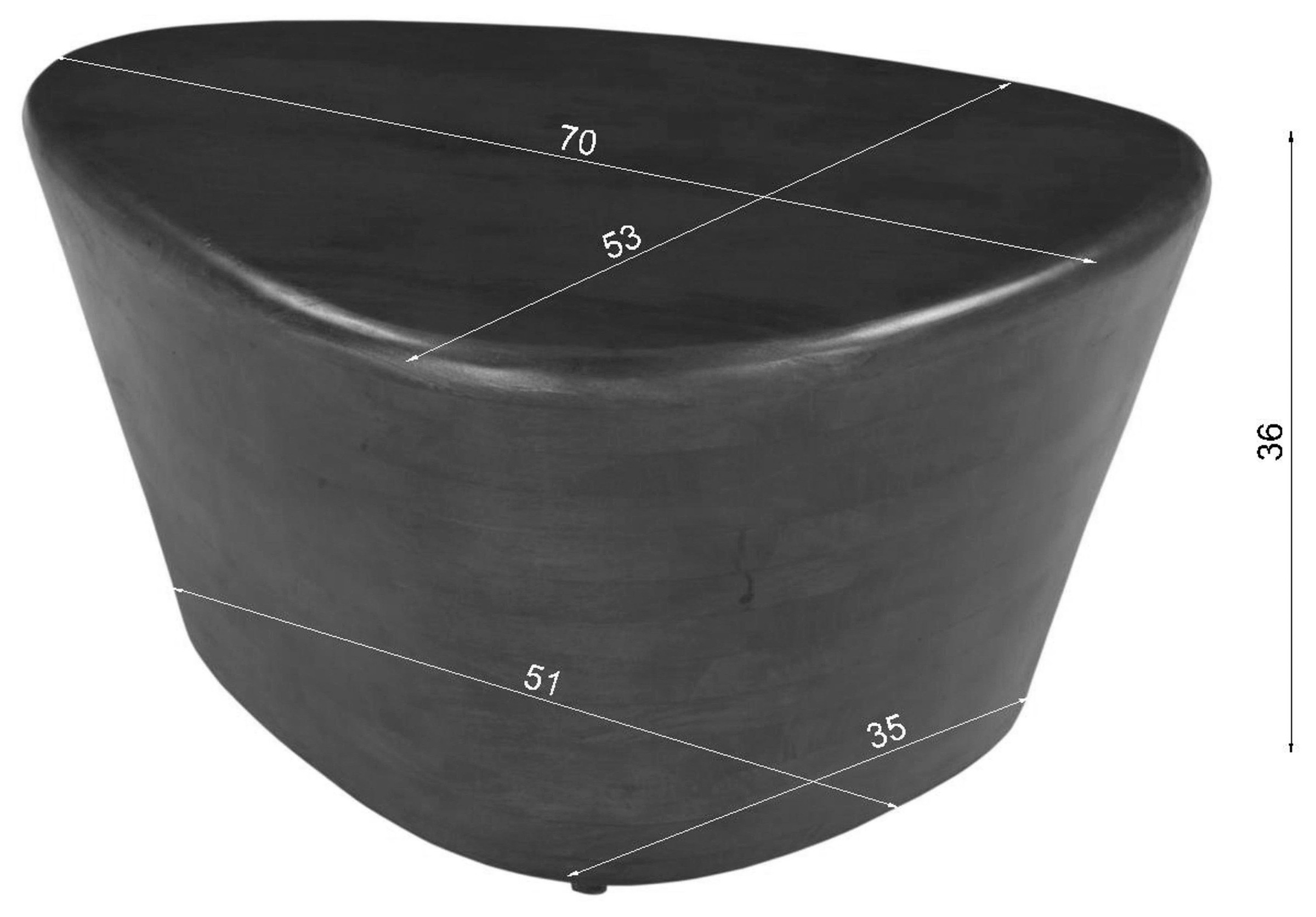 SIT Beistelltisch, (1 St.), dreieckige Tischplatte