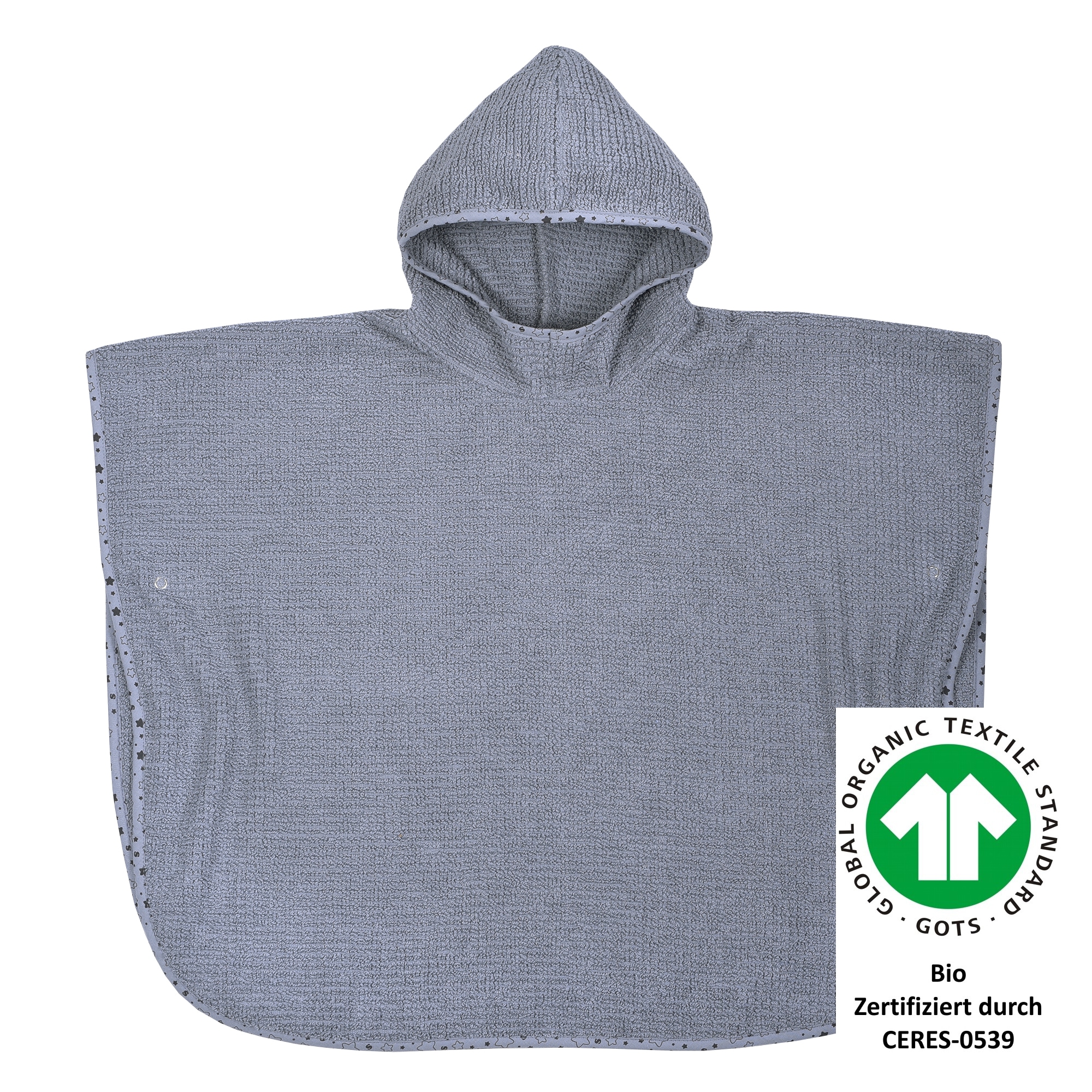 Wörner, Unisex, »at home« Biobaumwolle, maschinenwaschbar, trocknergeeignet, dunkelgrau, Länge: 60 cm, flauschige Webfrottierware 450 g/m²