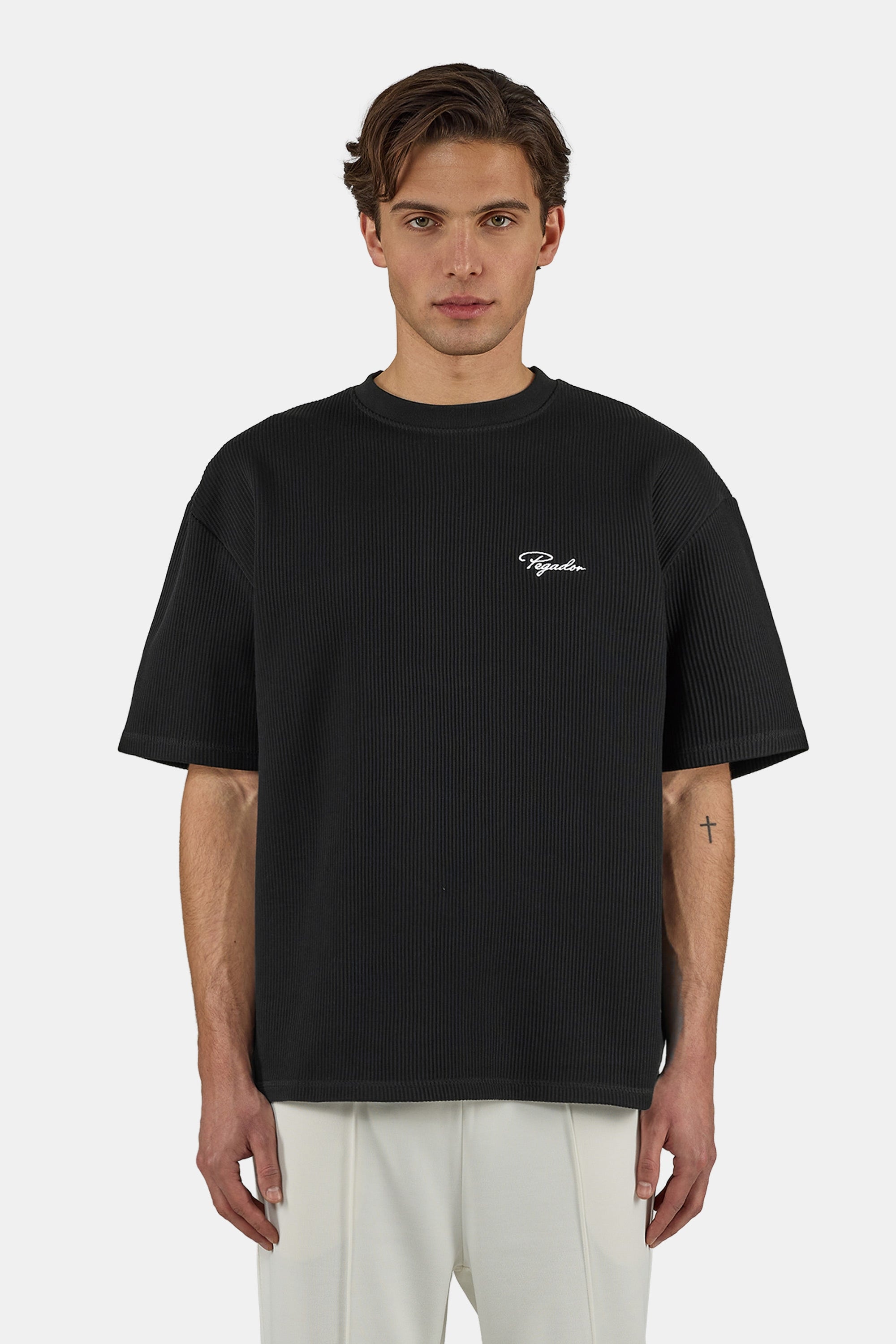 PEGADOR T-Shirt »Signar Oversized Rib Tee« Baumwolle, oversize