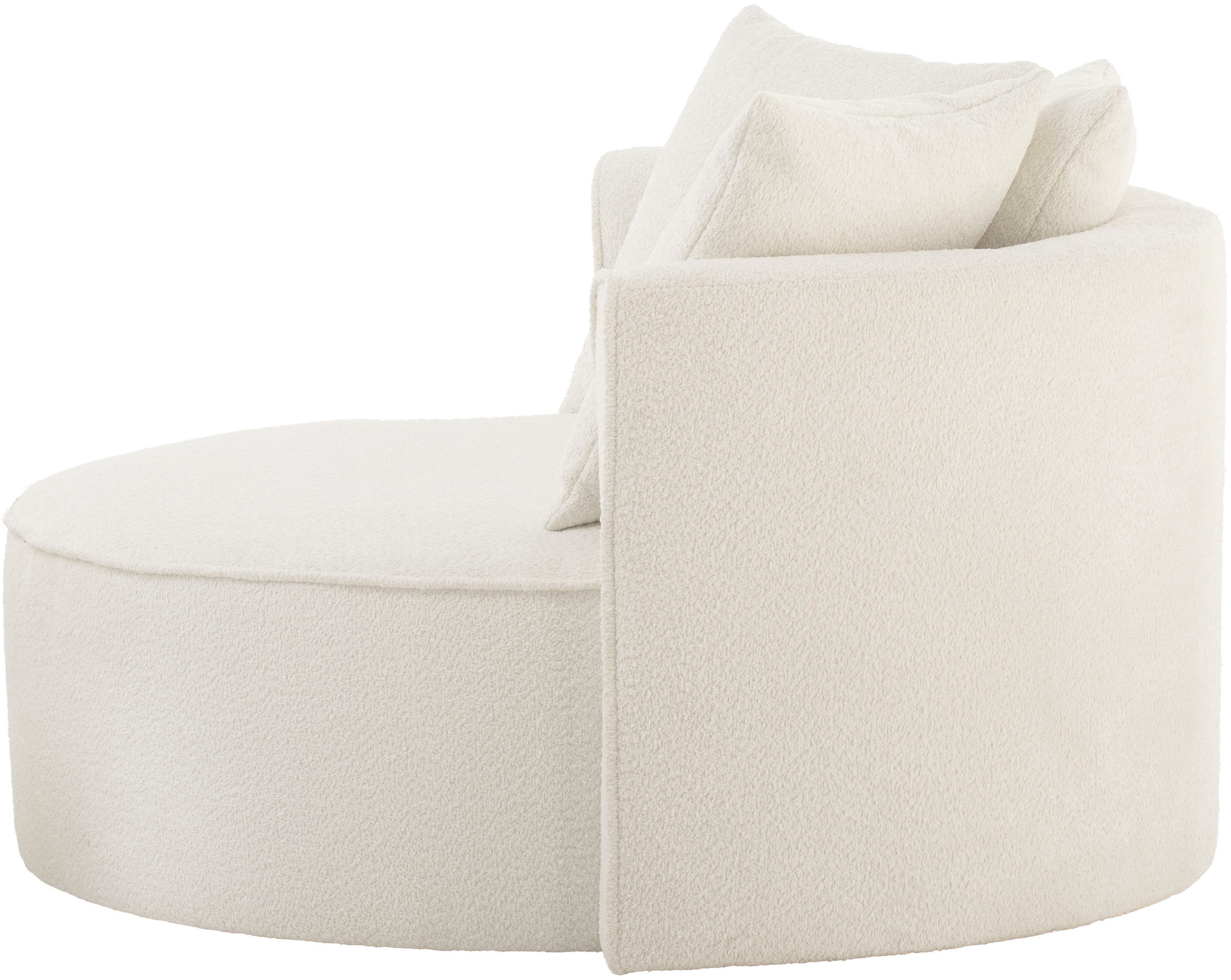 LeGer Home by Lena Gercke XXL-Sessel »Isalie, Sessel in modernen Farben, Lesesessel, Loveseat, Big-Sessel«, trendige Stoffe, mit 3 Zierkissen, große Sitzfläche, Hocker optional