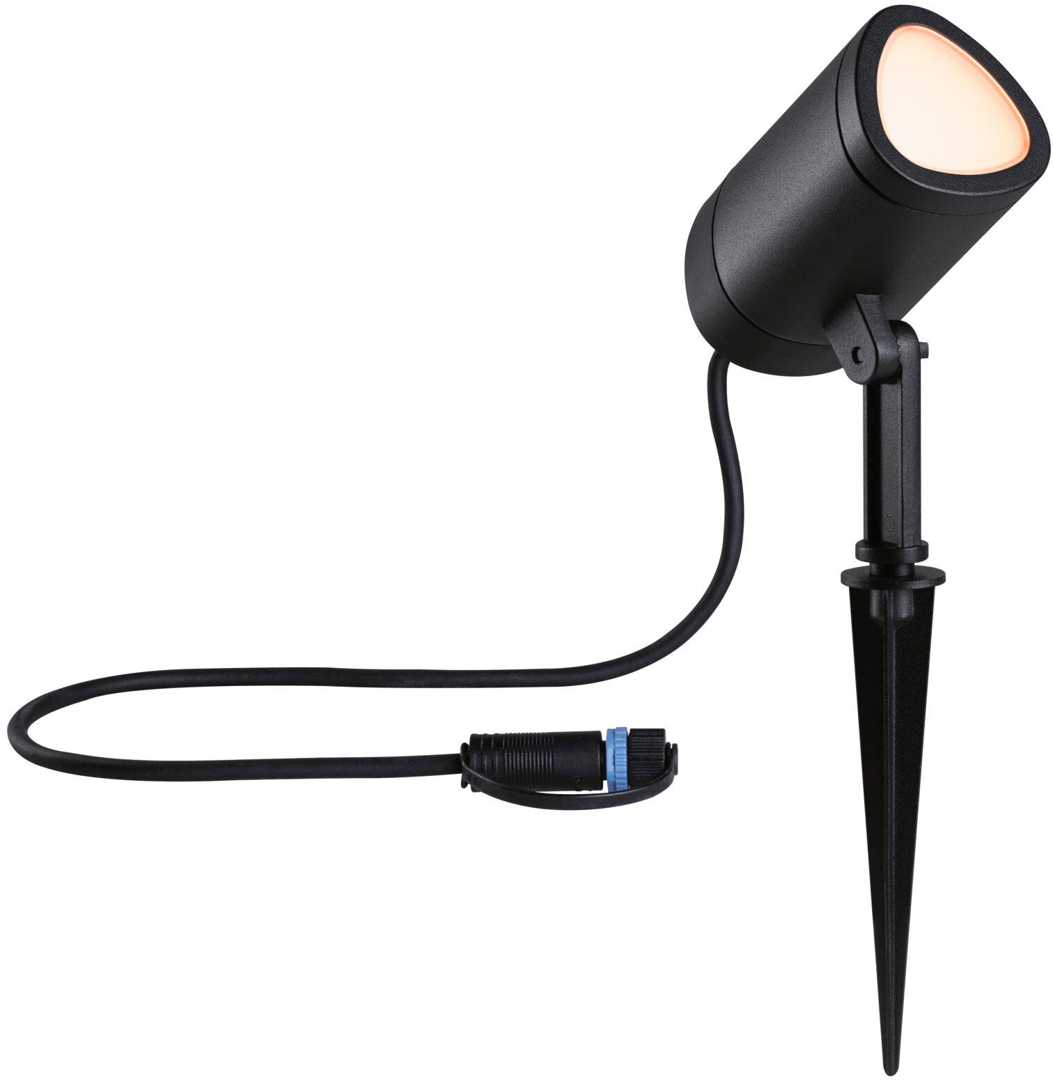 Paulmann LED Gartenstrahler »Plug & Shine Spot Shira«, 1 flammig, RGBW Zigbee 2000-6500K
