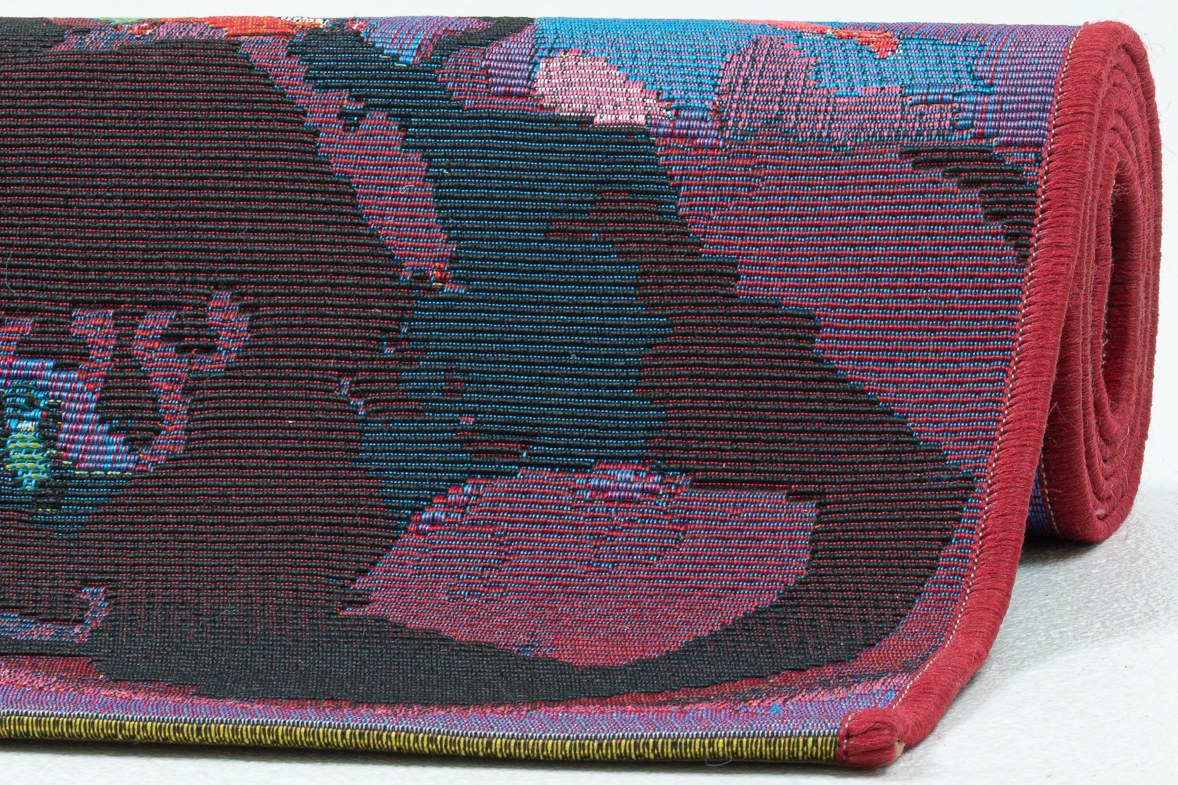 Sansibar Teppich »Rantum-Beach SA-026« rechteckig 5 mm Höhe Flachgewebe, modernes Design, In- und Outdoor geeignet