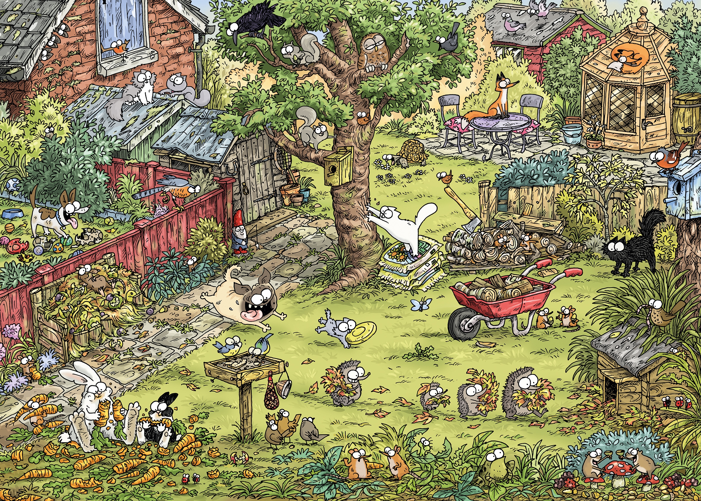 HEYE Puzzle »Garden Adventures / Simons Cat« Made in Europe